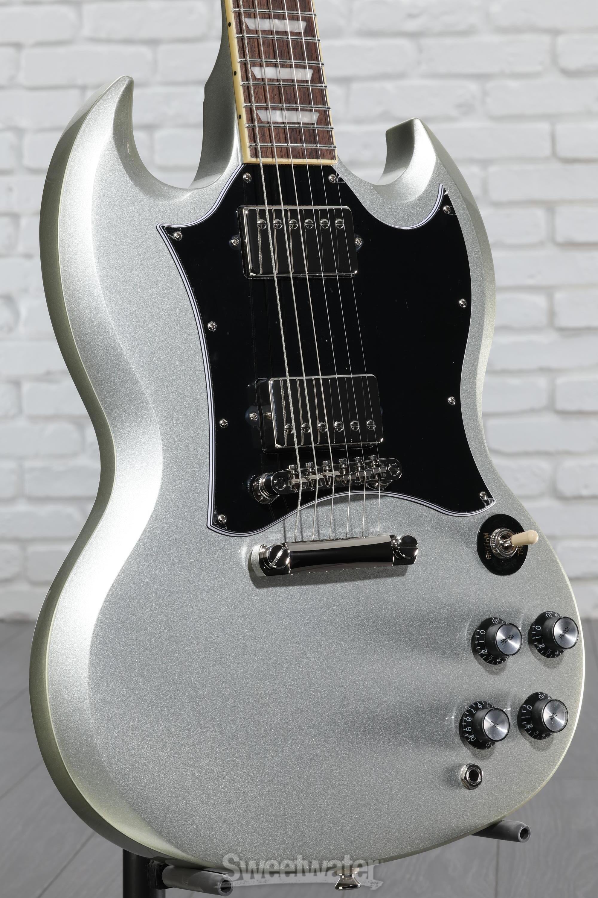 Epiphone SG Standard Electric Guitar - Silver Mist | Sweetwater