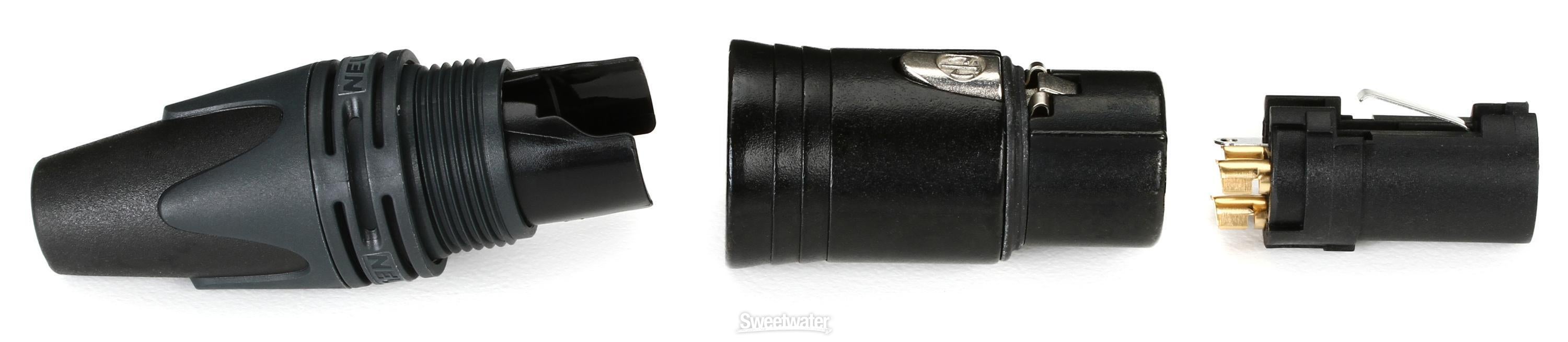 Neutrik NC3FXX-B 3-pole Female XLR Cable-mount Connector