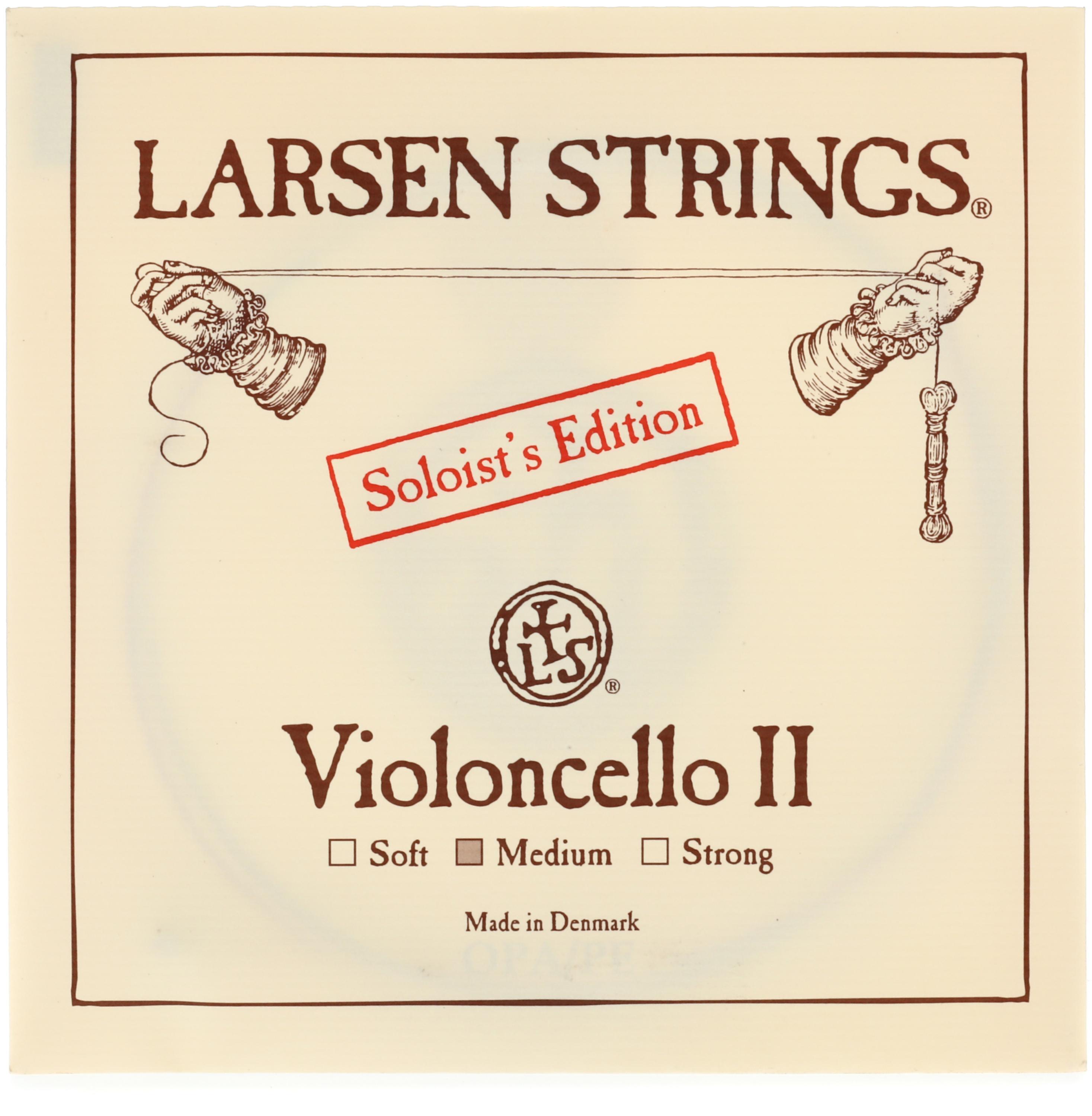 Thomastik-Infeld Spirocore G/C with Larsen Soloist A/D