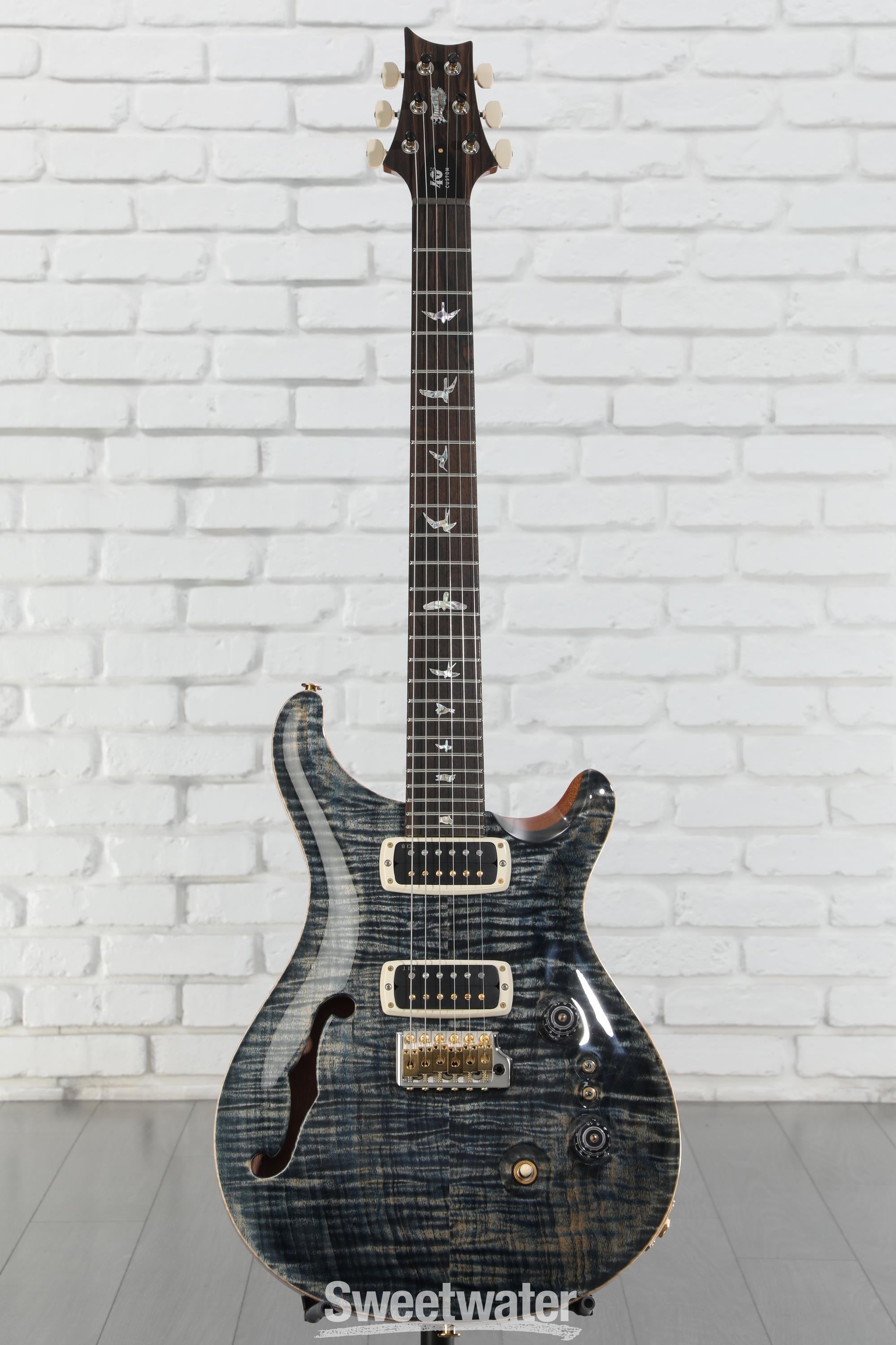 ギター PRS Custom 24 Faded Blue Jean Paul Reed Smith Custom 24 - Faded Blue Jean - Eddie's Guitars