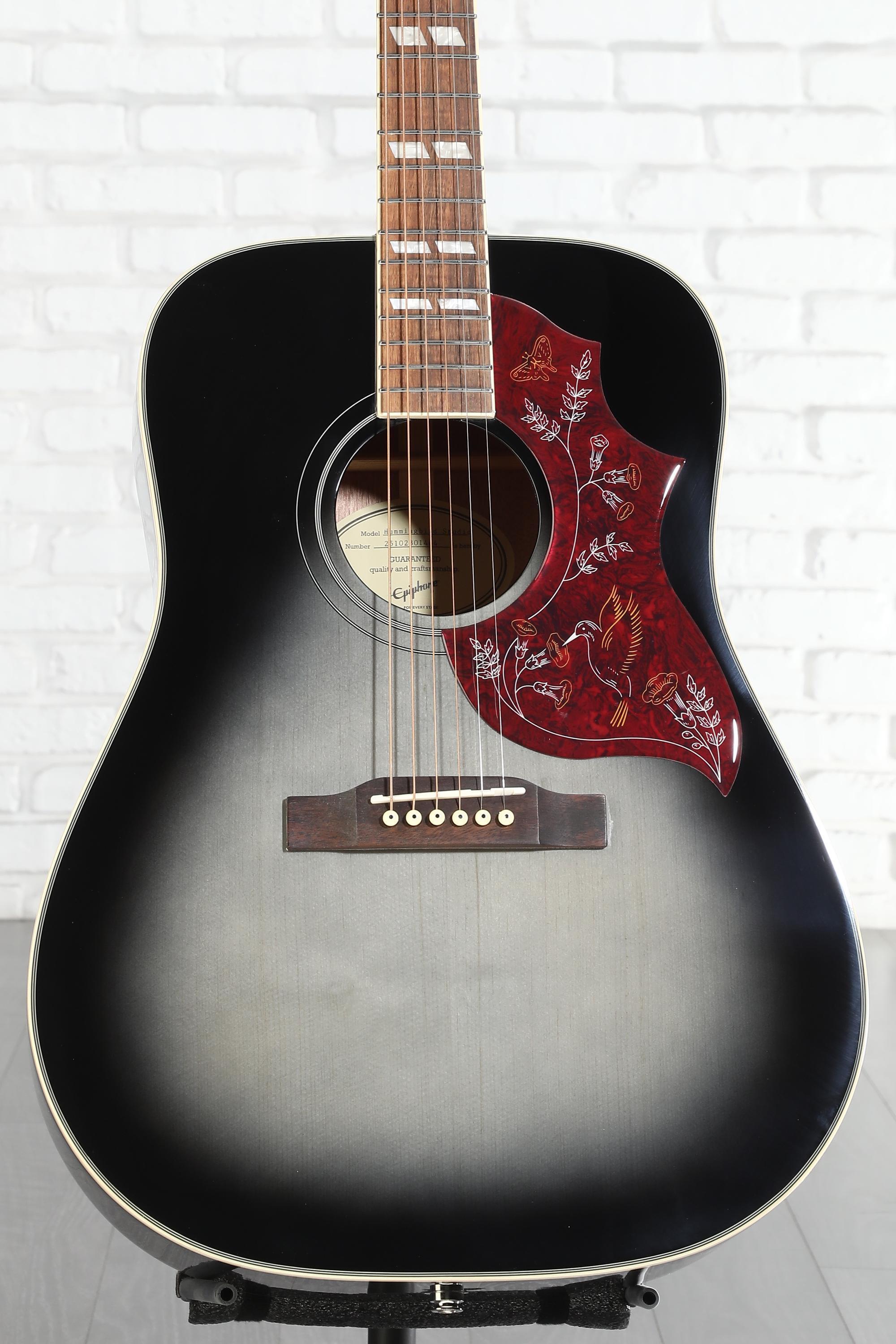 Epiphone Hummingbird Studio Acoustic-electric - Trans Ebony