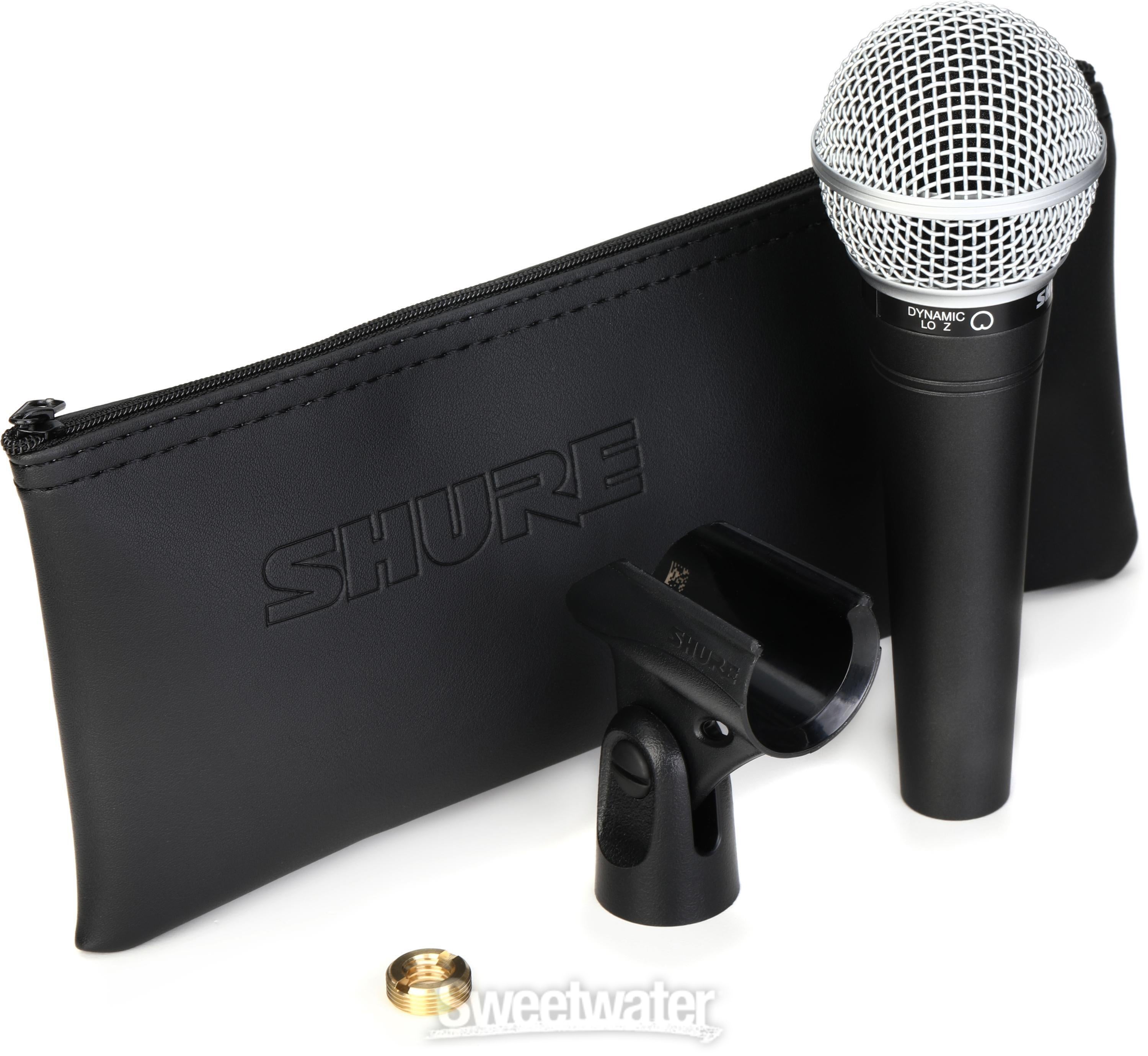 ＊お値下げ不可　SHURE SM48（スイッチなし） 3本セット Shure SM48 Cardioid Dynamic Handheld Vocal Microphone | Sweetwater