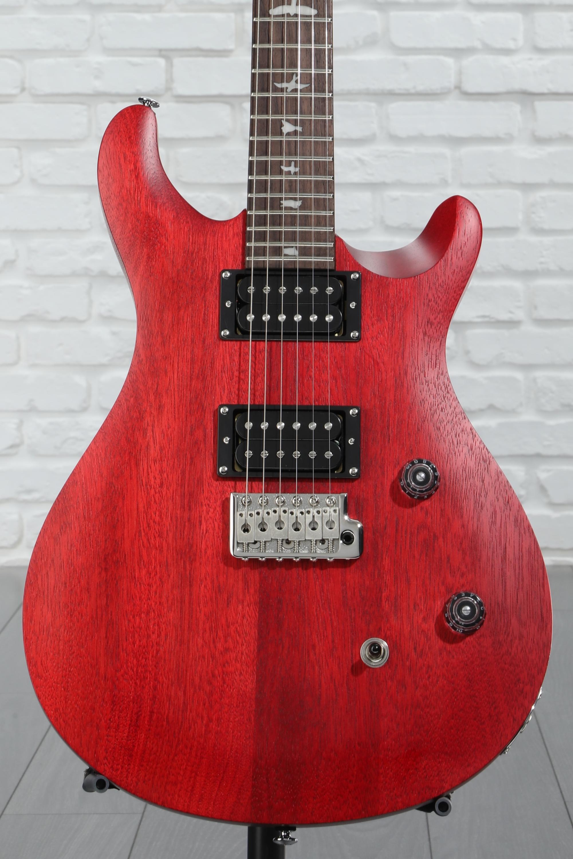 PRS SE CE 24 Standard Satin Electric Guitar - Vintage Cherry
