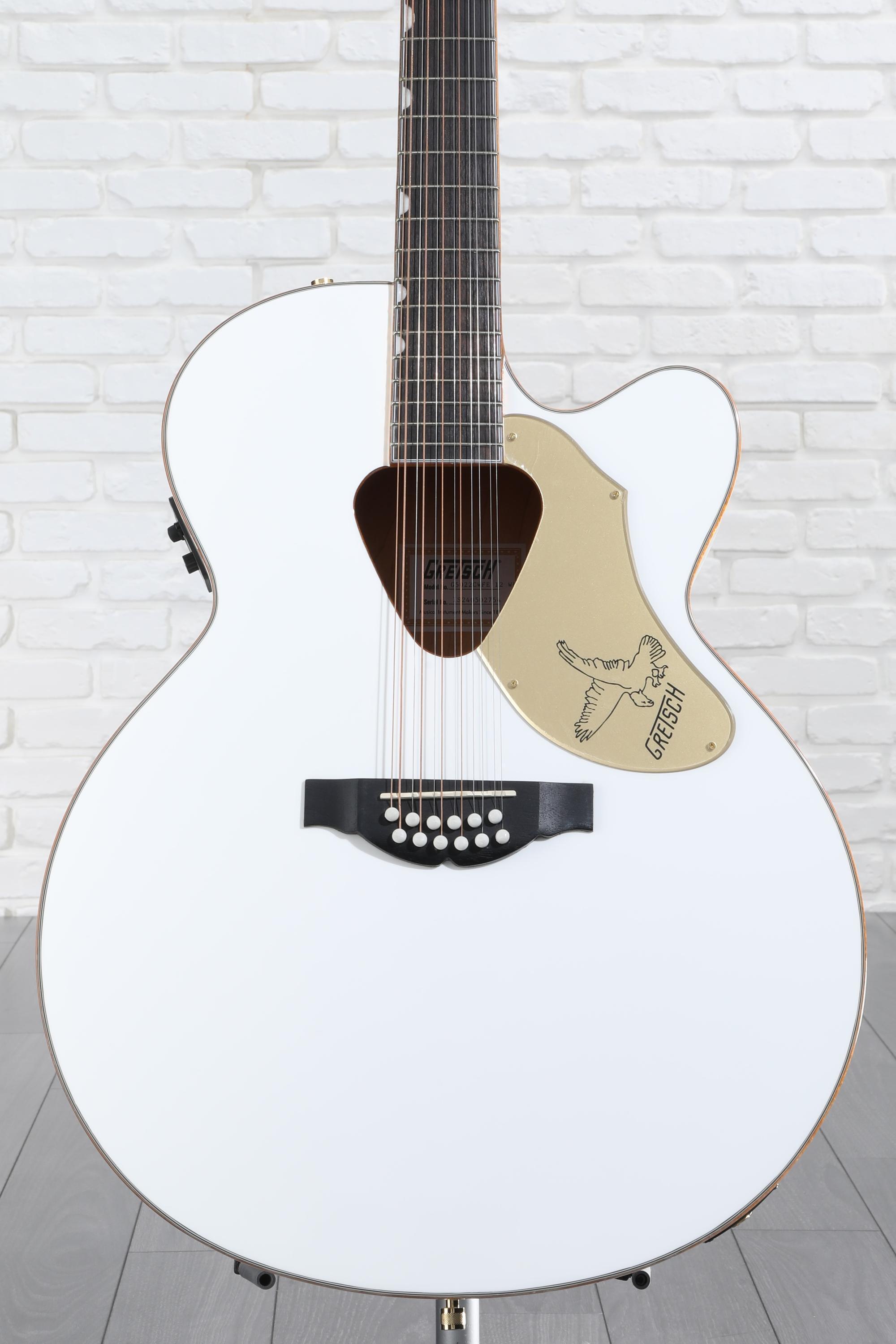 Gretsch G5022CWFE-12 Rancher Falcon Jumbo - White | Sweetwater