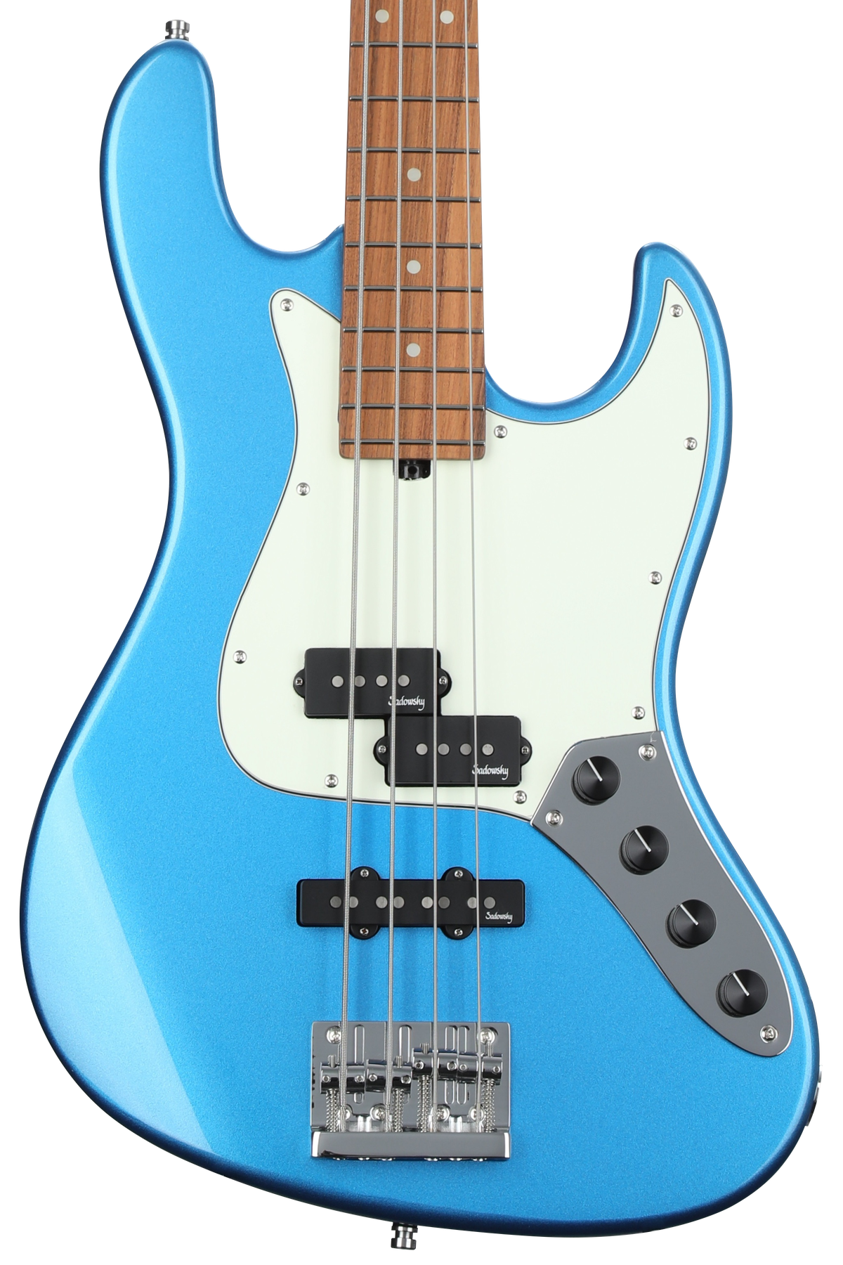 Sadowsky MetroExpress 21-fret Hybrid PJ 4-string Bass - Ice Blue Metallic