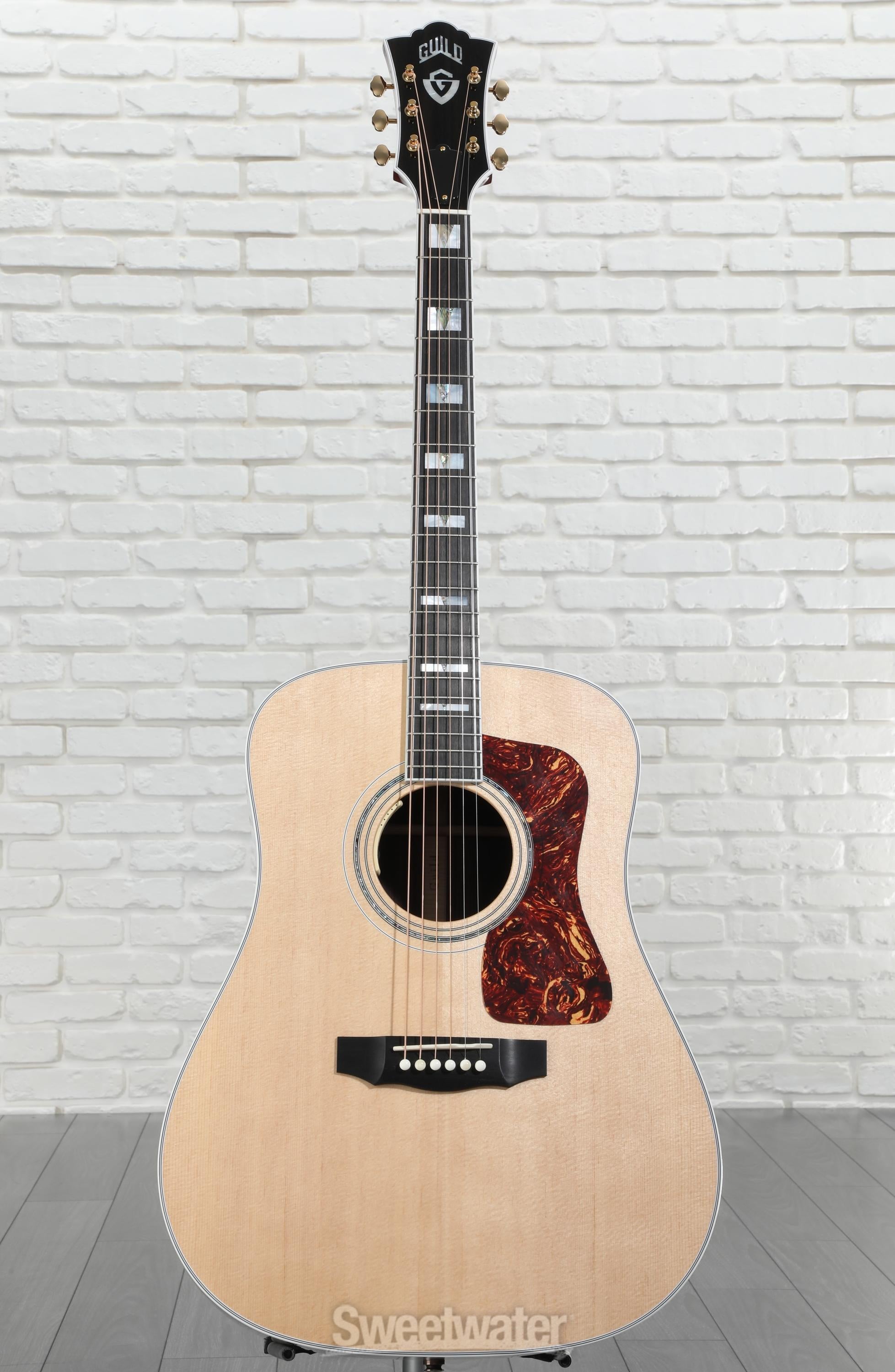 Guild D-55E Acoustic-electric Guitar - Natural | Sweetwater