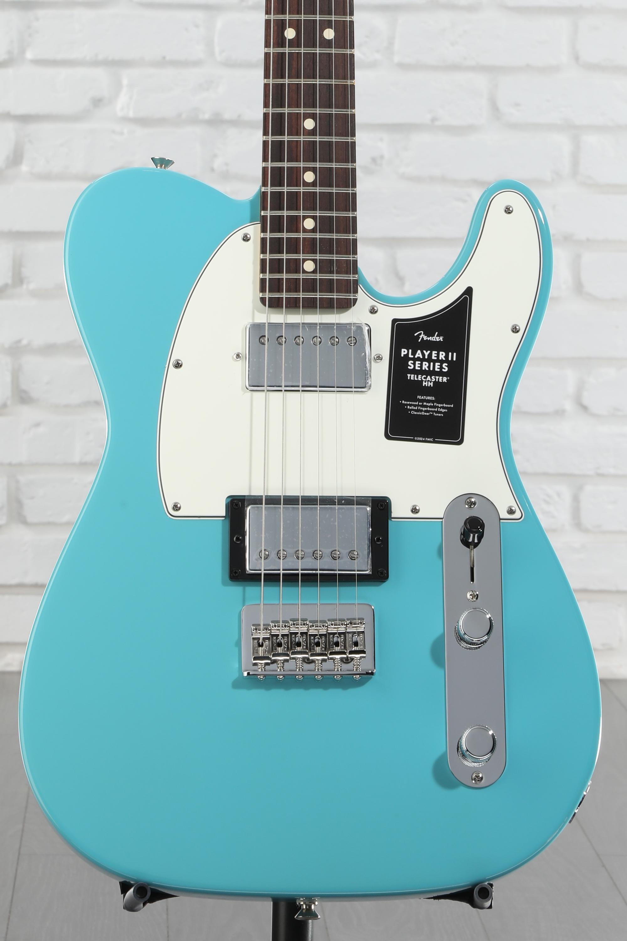 FenderPlayerIITelecasterHHElectricGuitar-AquatoneBluewithRosewoodFingerboard