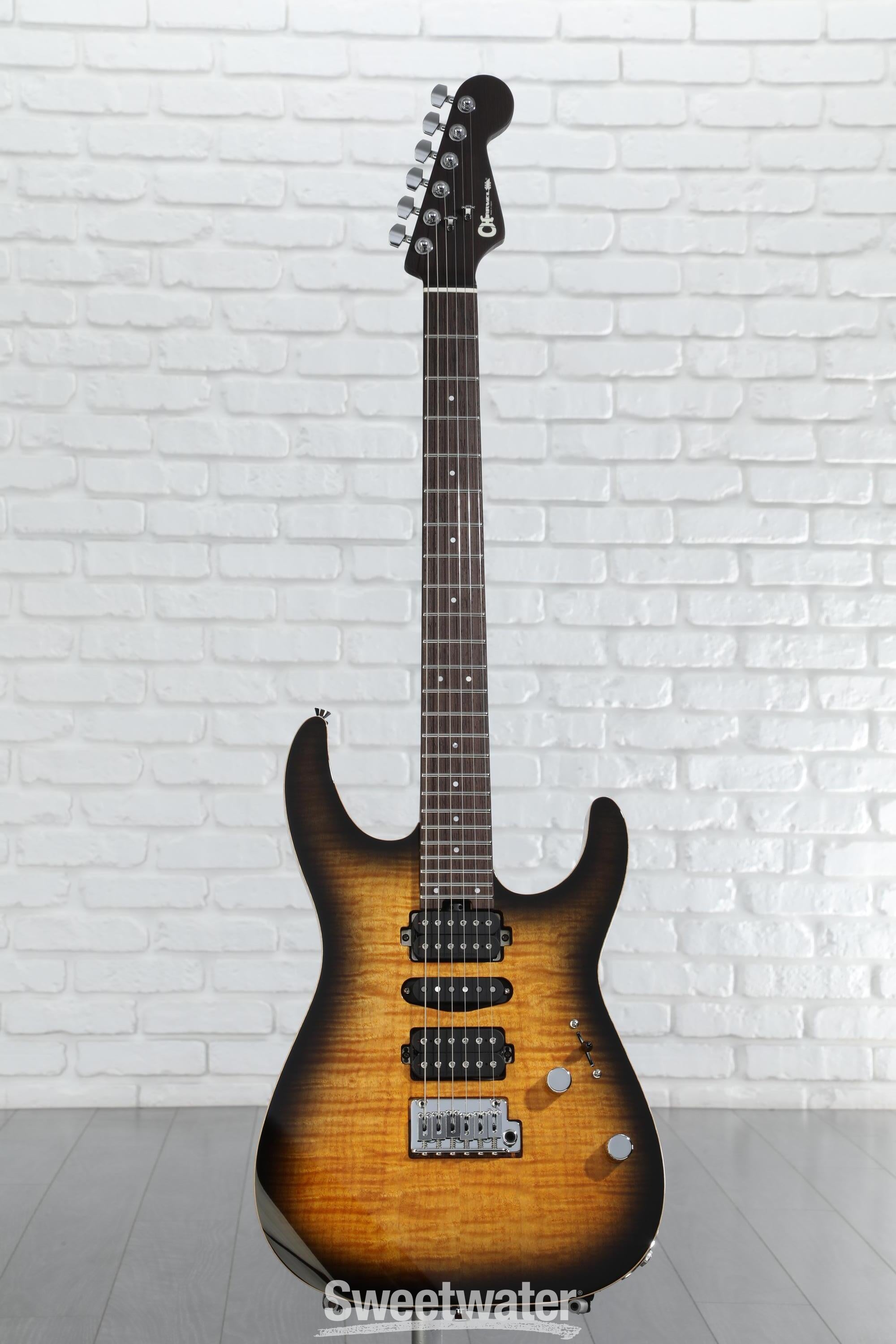 2025年秋冬新作 Electric 2PT HSH DK24 MJ Charvel Guitar Burst Antique - ギター