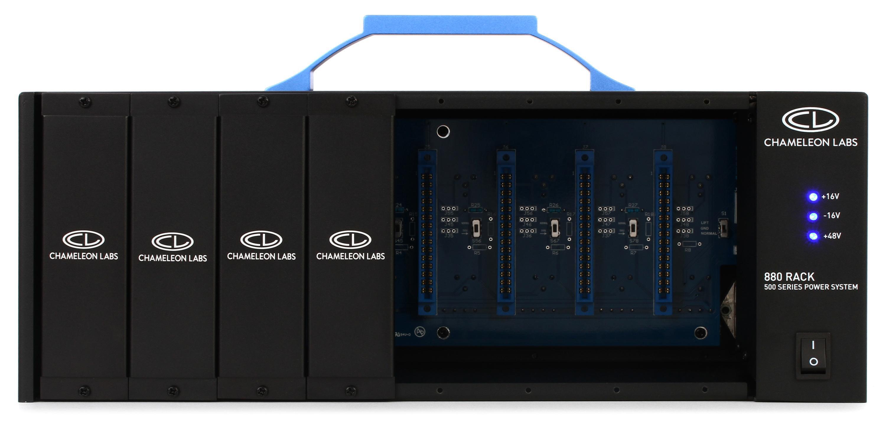 Chameleon Labs 880 Rack 8-slot 500 Series Chassis | Sweetwater