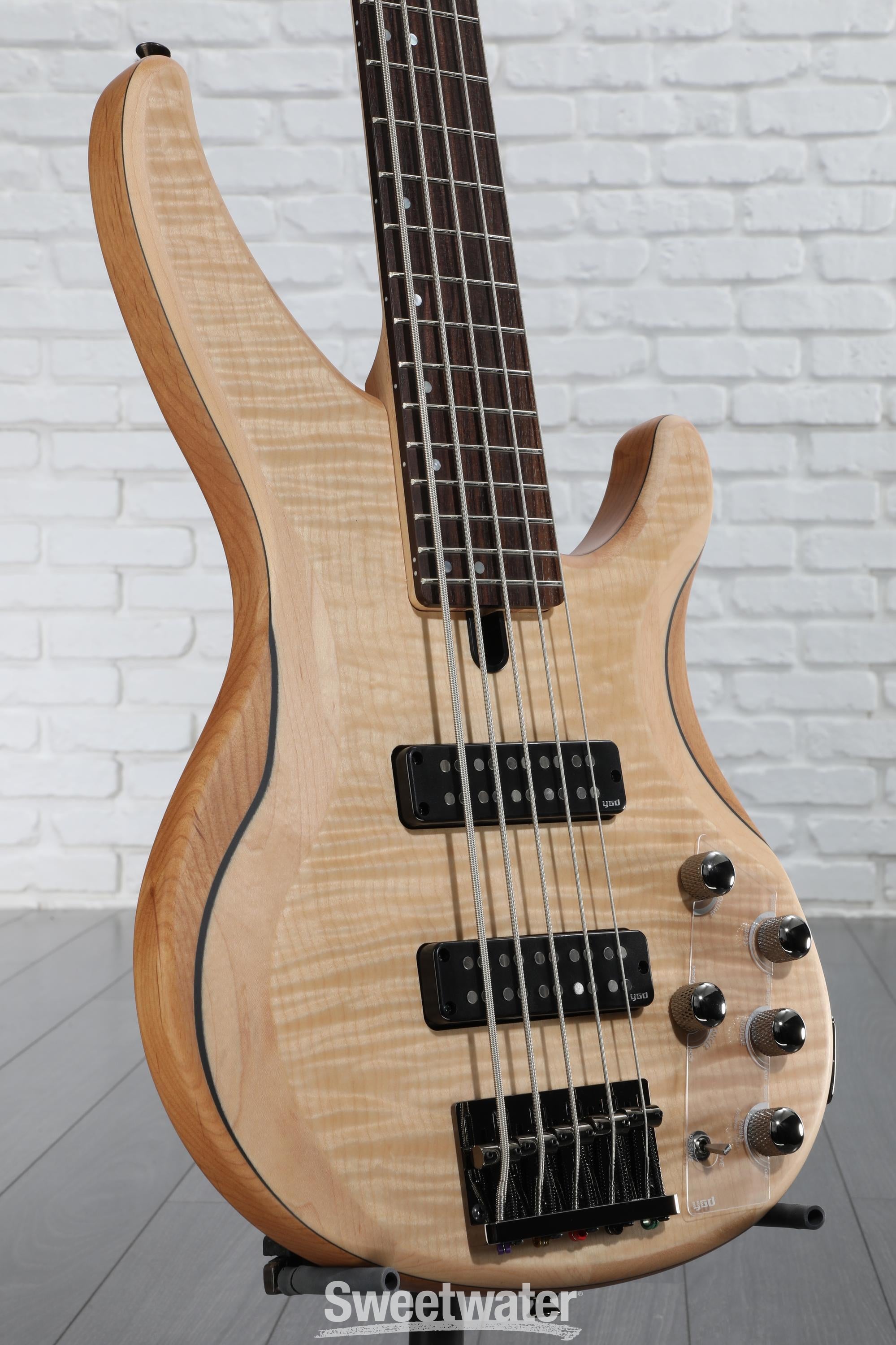 ベース TRBX 605 FM NS Yamaha TRBX605FM 5-string Bass Guitar - Natural Satin