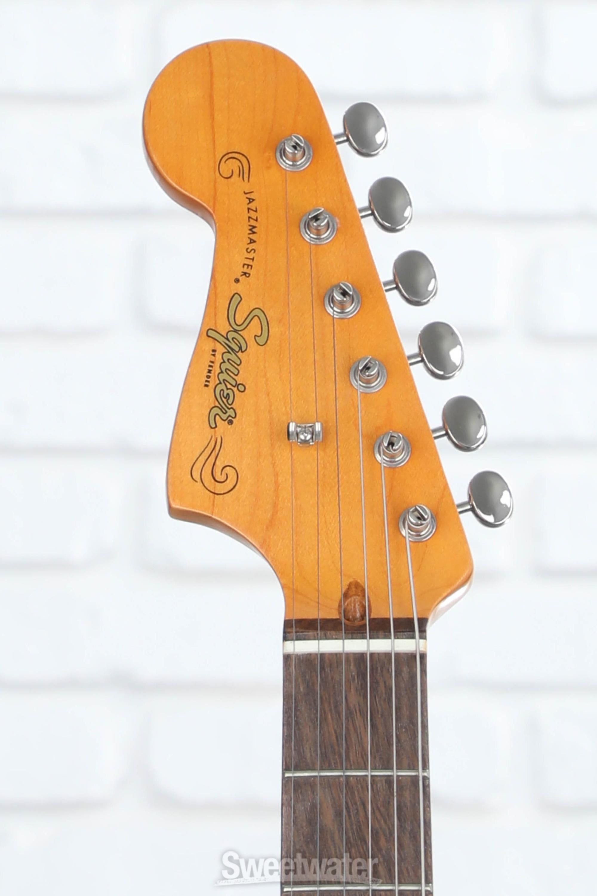Squier Classic Vibe '60s Jazzmaster Left-handed - Olympic Squier Classic Vibe '60s Jazzmaster Left-handed - Olympic