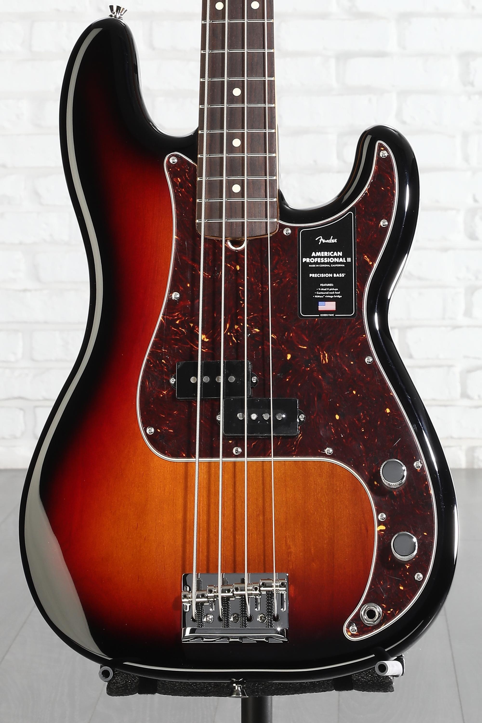 Fender American Professional II Precision Bass Guitar - 3-color