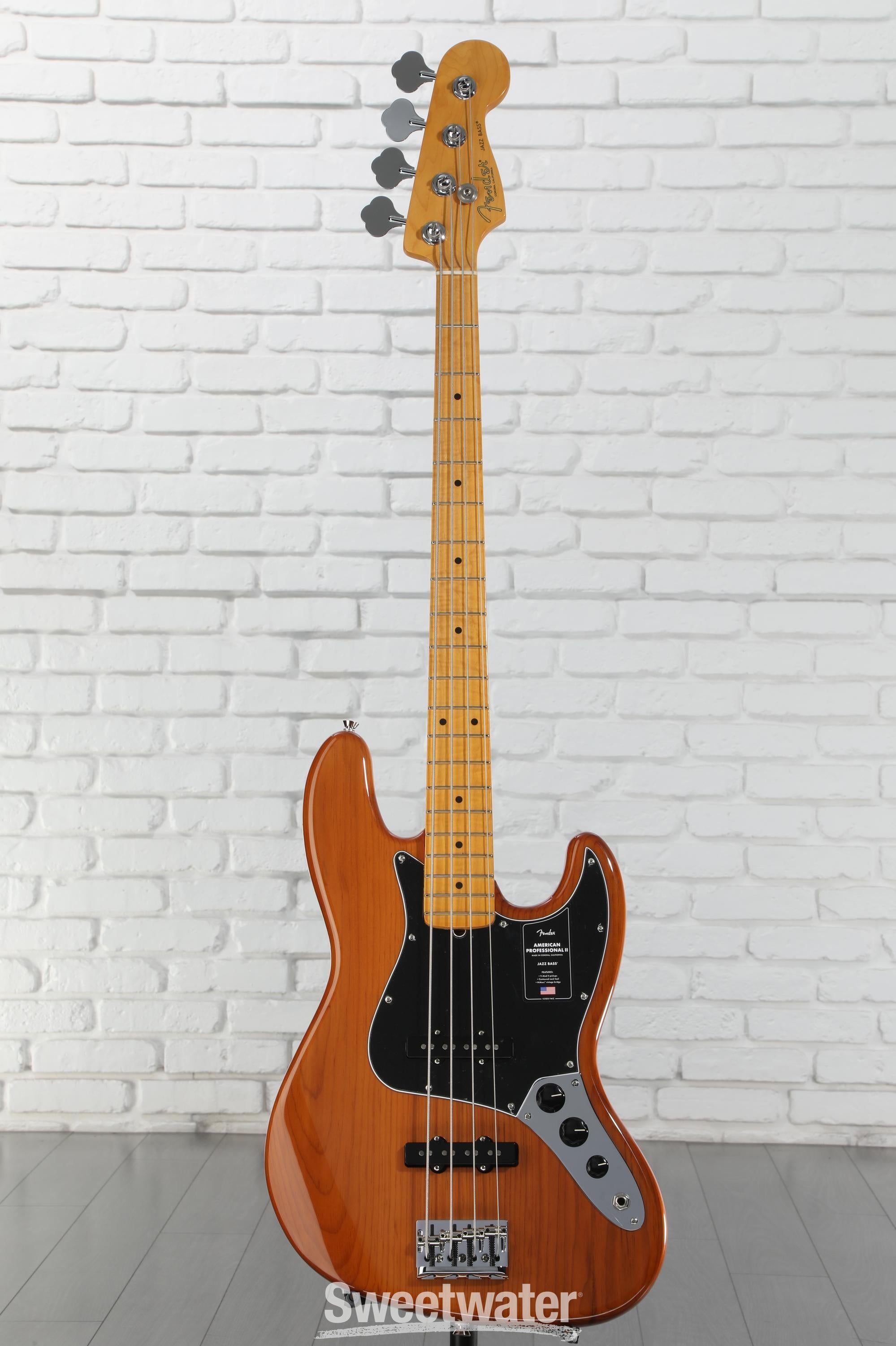 ギター Fender AMERICAN PROFESSIONAL II Fender American Professional II Jazz Bass Guitar, Maple