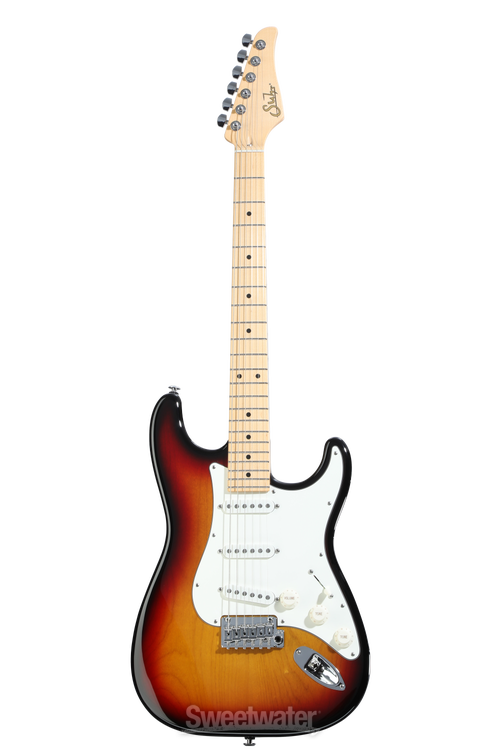 Suhr Classic S SSS Electric Guitar - 3-tone Burst with Maple