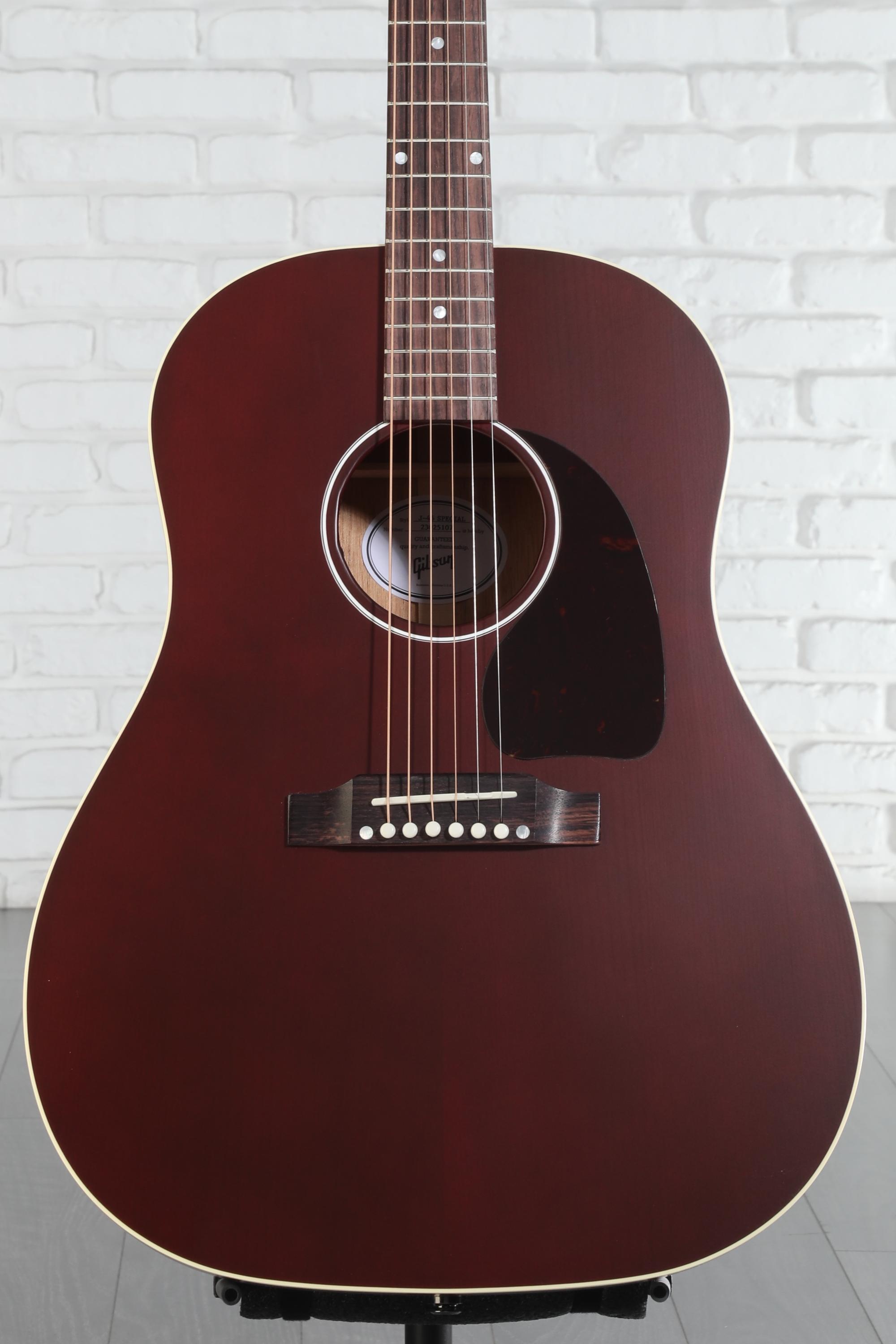 Gibson Acoustic J-45 Special Acoustic-electric Guitar - Wine Red