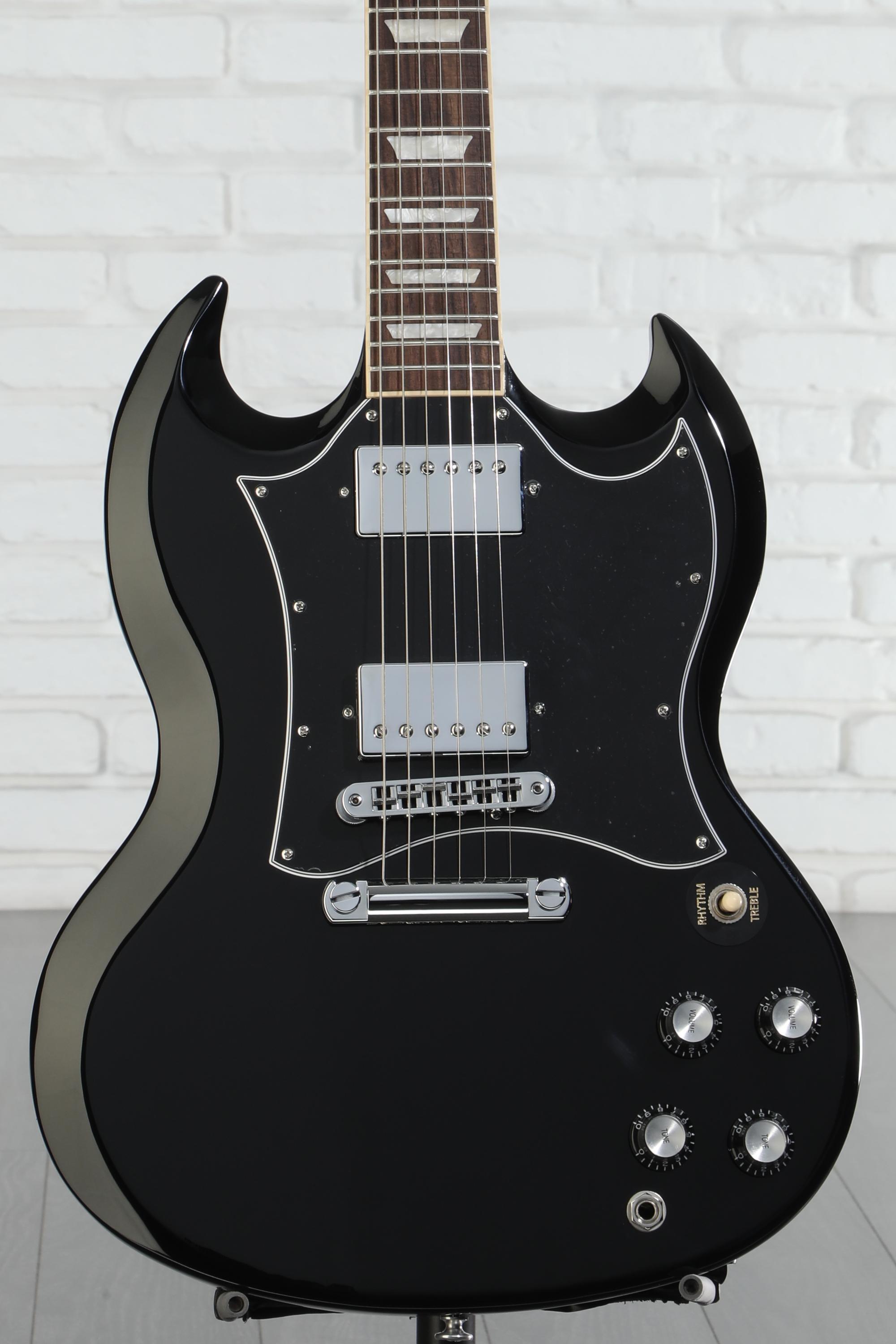 【izk】Gibson SG standard ebony、BLACK Gibson SG Standard Electric Guitar (with Soft Case) | zZounds