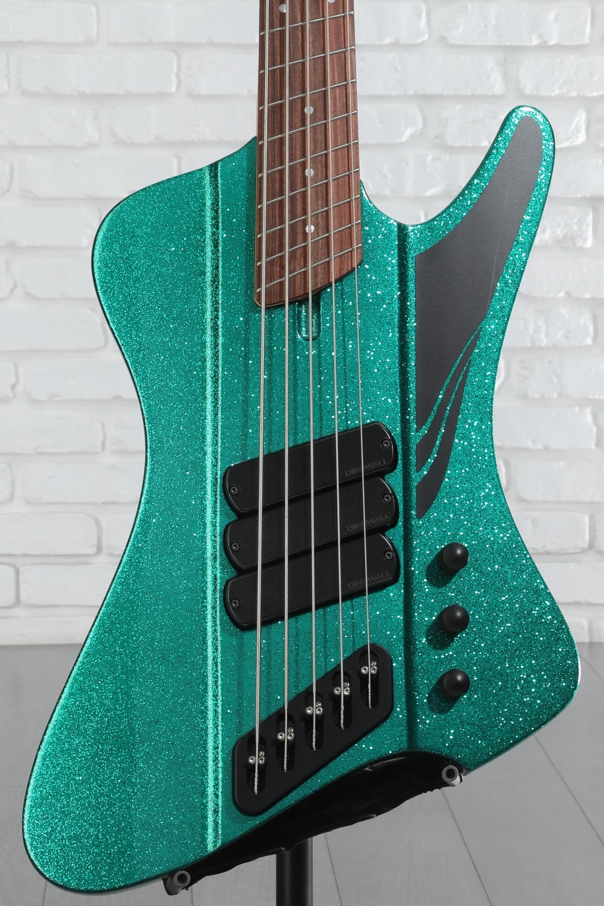 Dingwall Guitars D-Roc 5-string Electric Bass Guitar - Aquamarine Metalflake