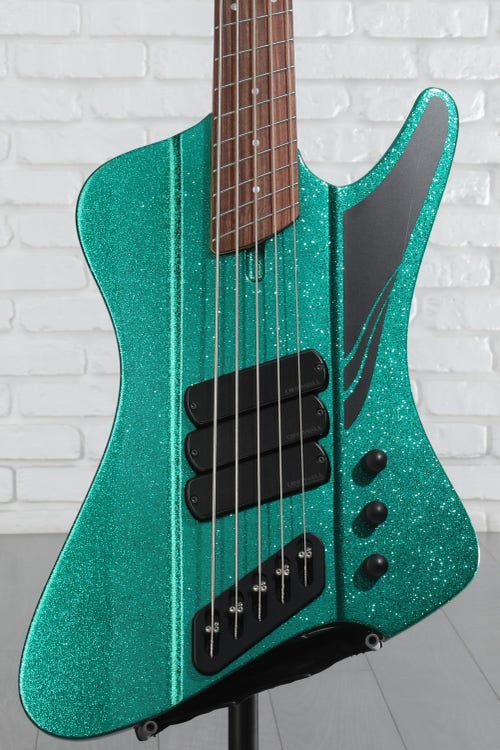Dingwall Guitars D-Roc 5-string Electric Bass Guitar - Aquamarine Metalflake