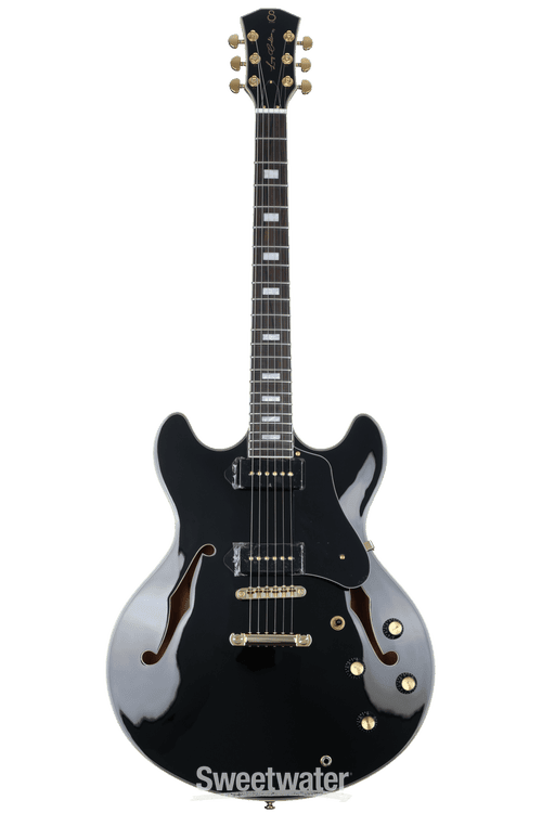 Sire Larry Carlton H7V Semi-hollowbody Electric Guitar - Black