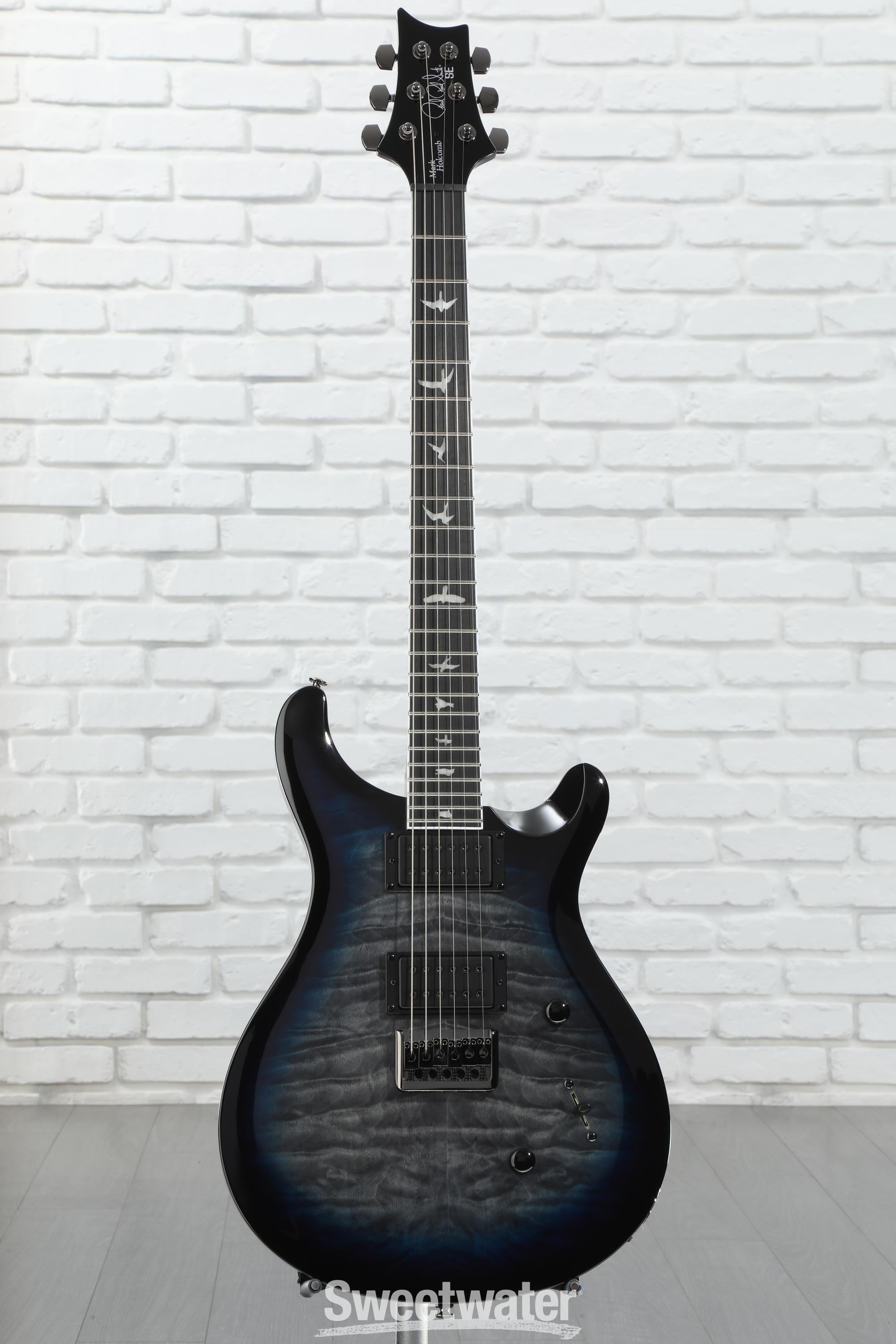 国内外の人気集結！ Electric Signature Holcomb Mark SE PRS Guitar Blue Holcomb - ギター
