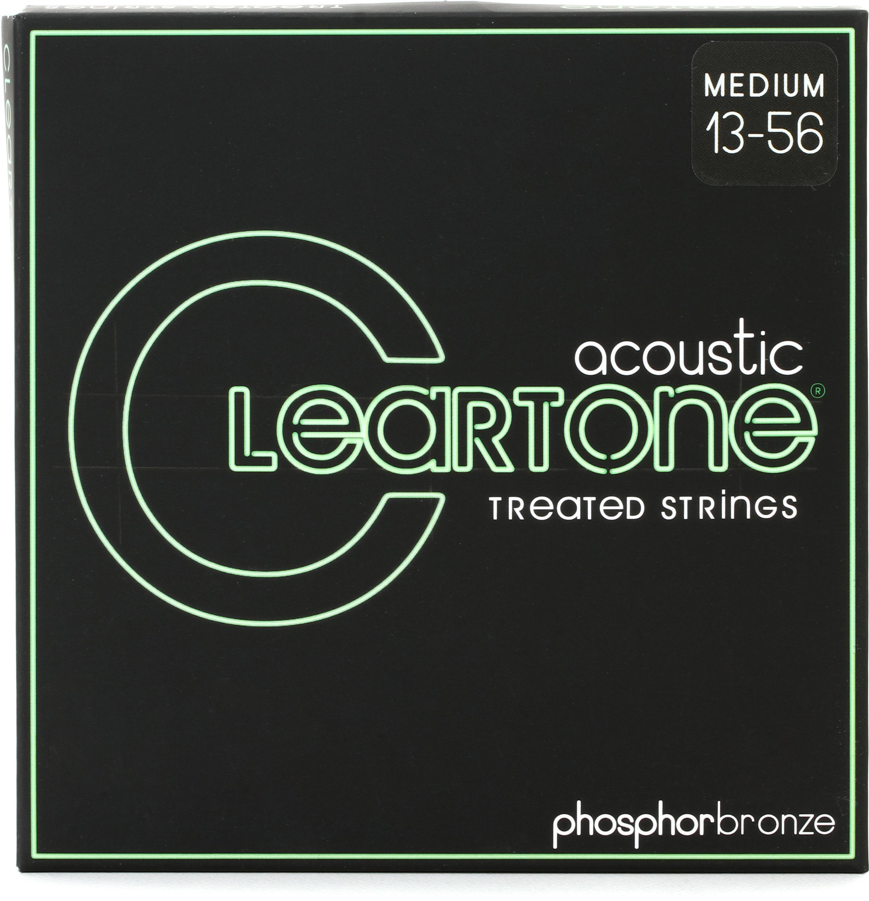 Bundled Item: Cleartone 7413 EMP Phosphor Bronze Acoustic Guitar Strings - .013-.056 Medium