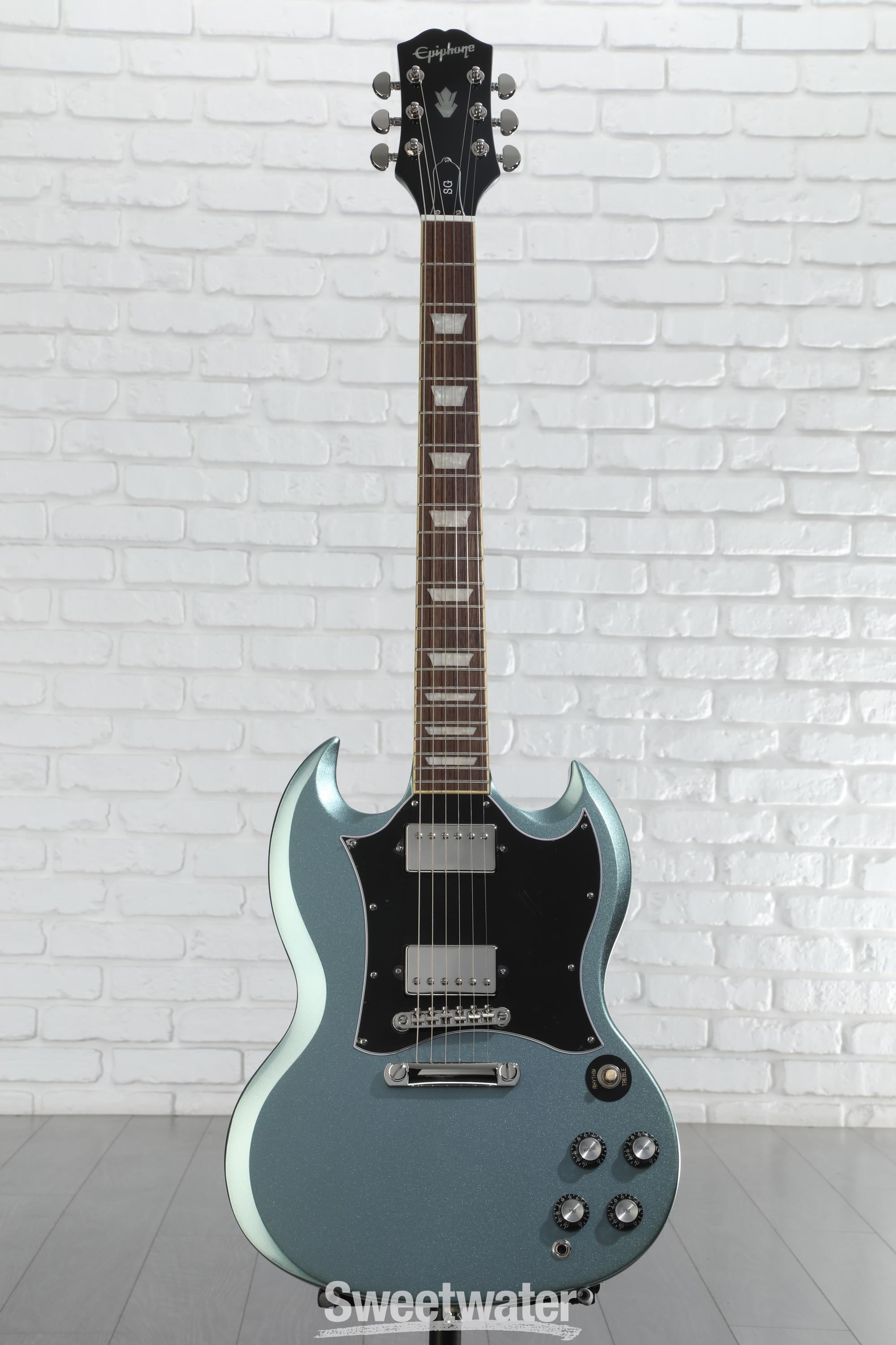Epiphone SG Standard Electric Guitar - Pelham Blue | Sweetwater