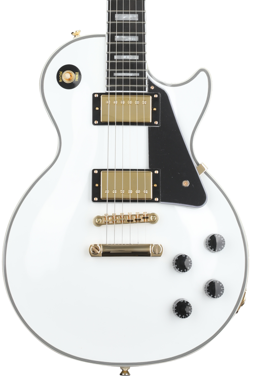 ギター Les Paul Custom Alpine White Epiphone Les Paul Custom Electric Guitar Alpine White