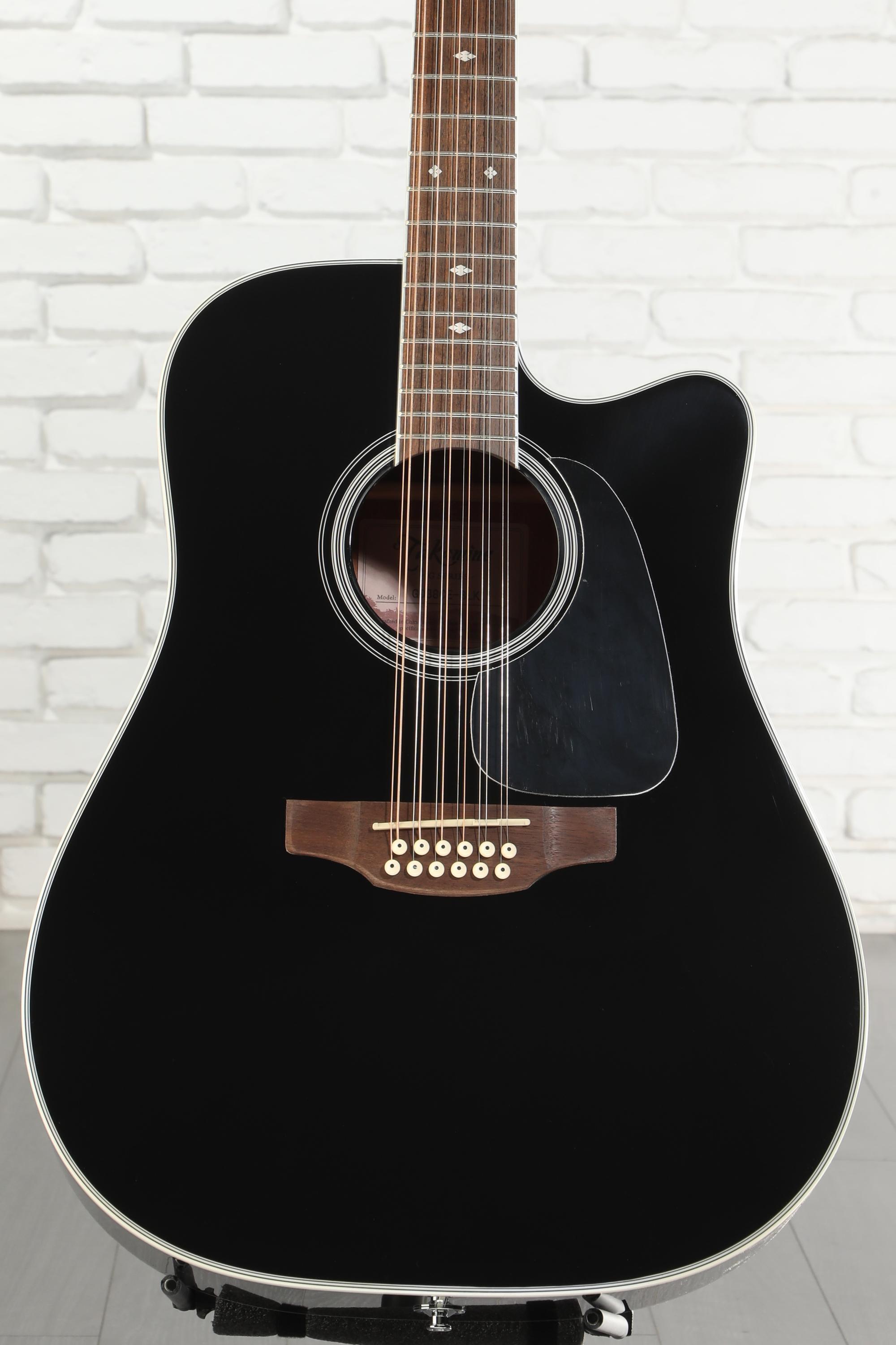 Takamine GD-38CE 12-string Acoustic-electric Guitar - Black