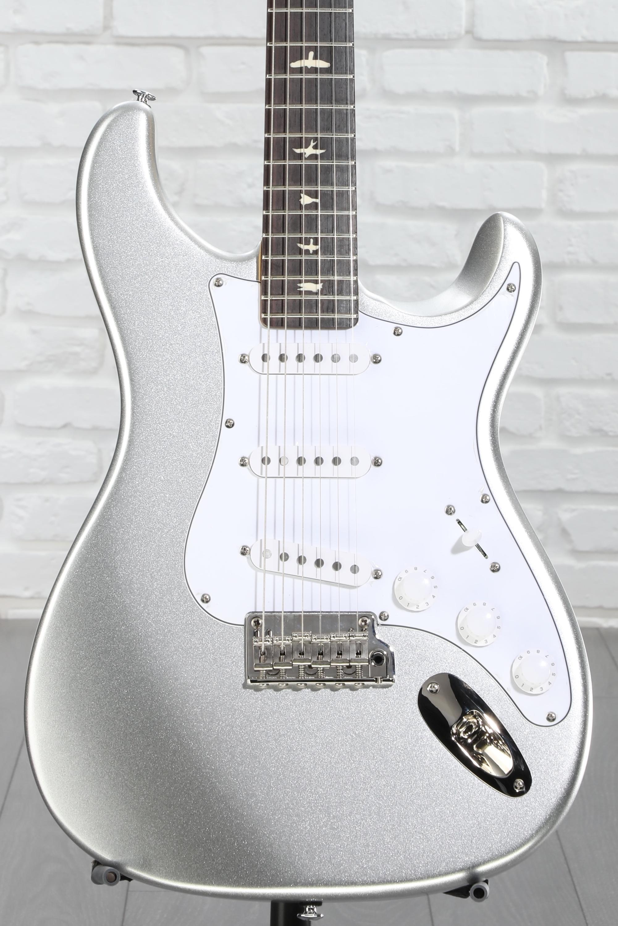 値下げ！　美品 フェンダーハードケース付 PRS SE Silver Sky PRS SE Silver Sky With Maple Fretboard Electric Guitar