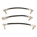 Photo of MXR 3PDCP06 Right Angle to Right Angle Pedalboard Patch Cable - 6-inch (3-pack)