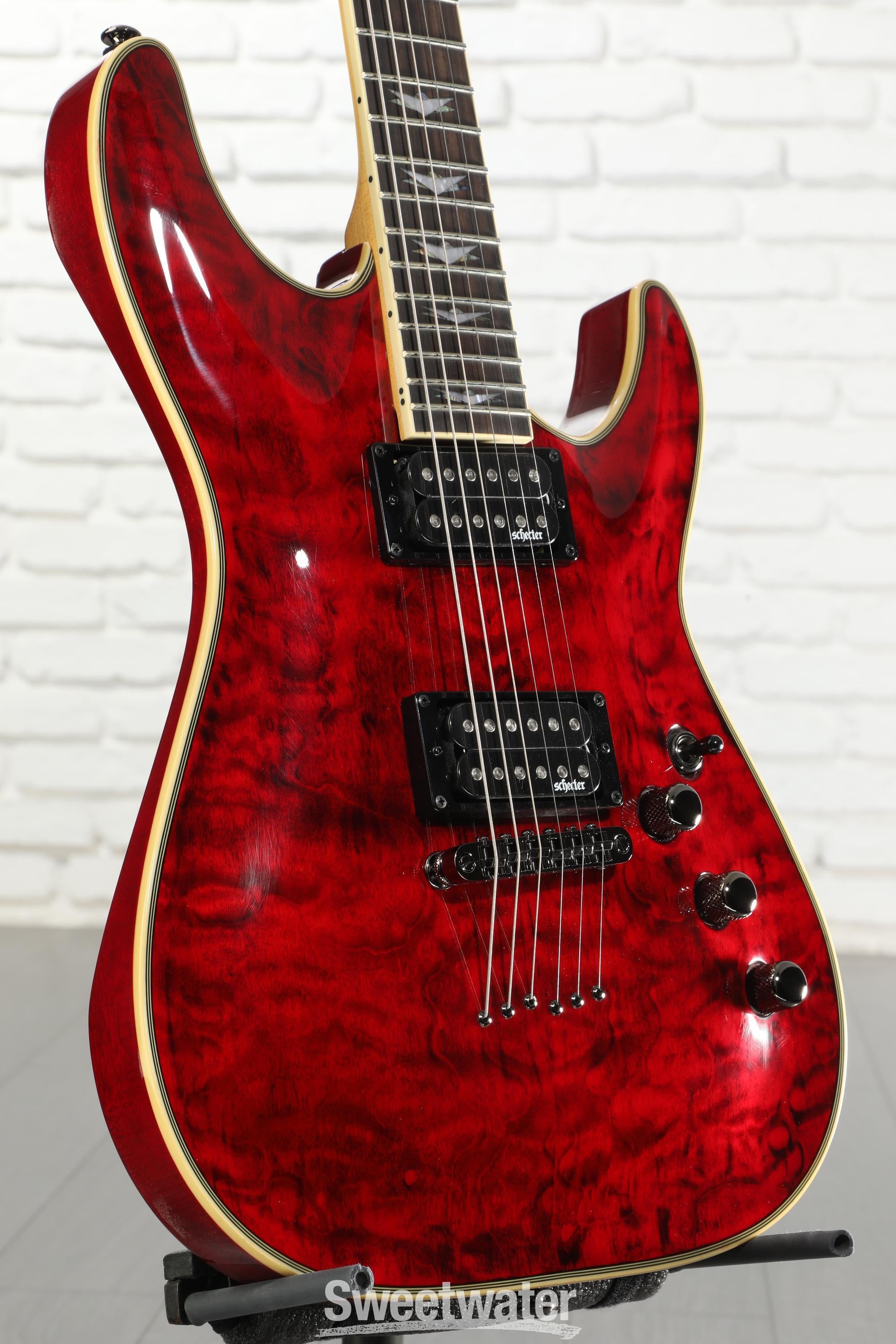 Schecter Omen Extreme-6 Electric Guitar - Black Cherry | Sweetwater