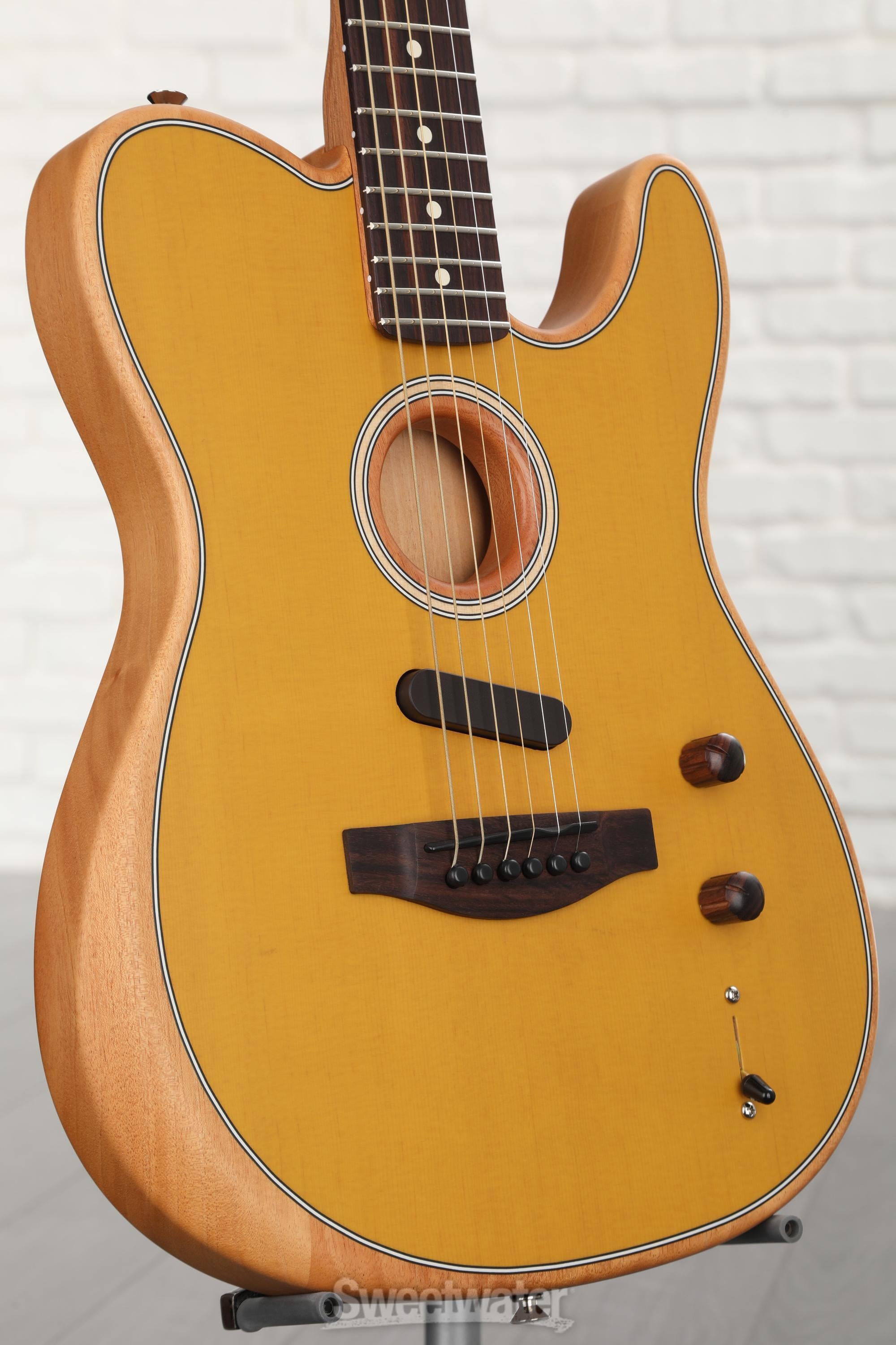 Fender Acoustasonic Player Telecaster Acoustic-electric Guitar -  Butterscotch Blonde with Rosewood Fingerboard