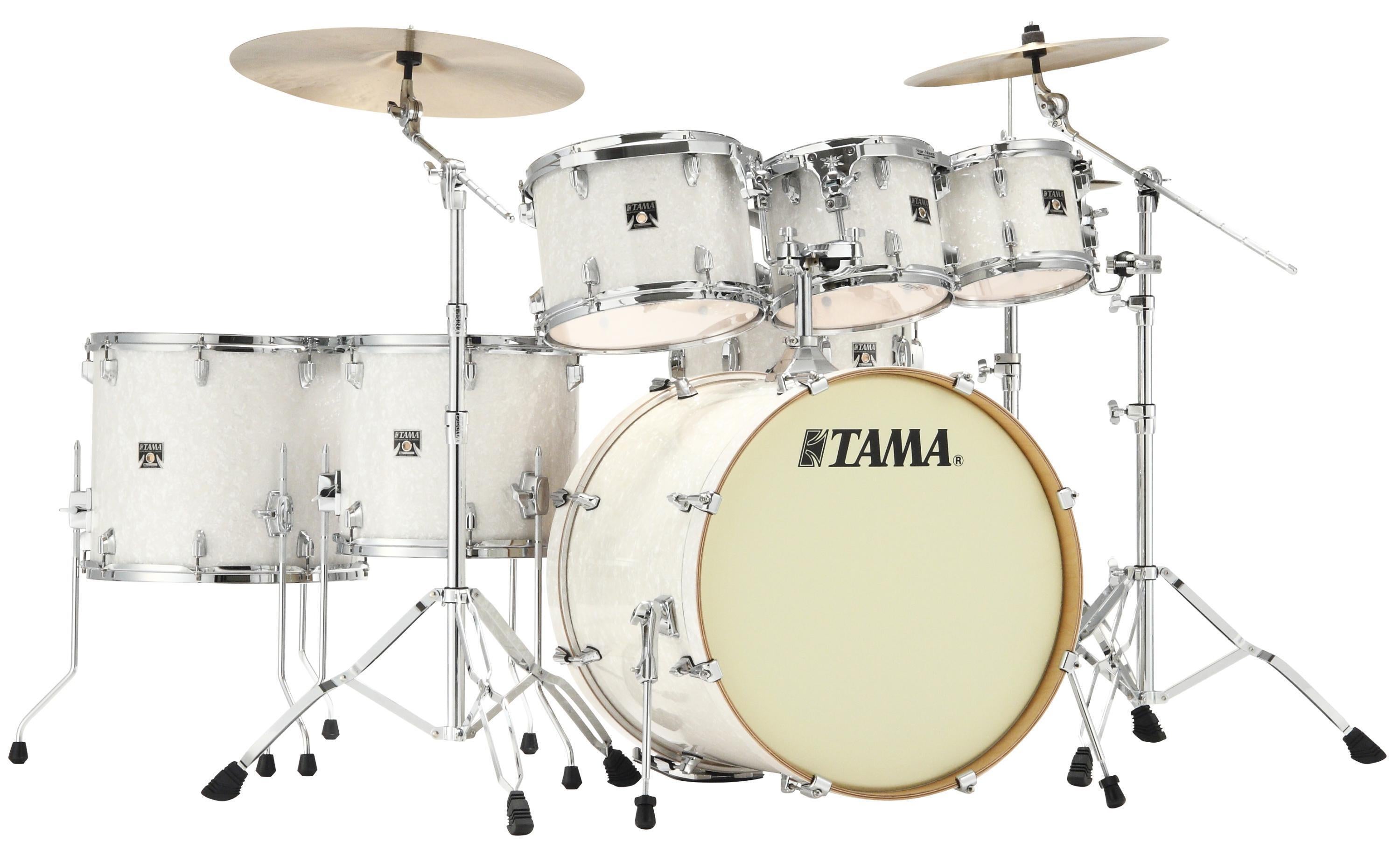 STAR Classic パールホワイト Tama Superstar Classic 7-piece Shell Pack - White Marine Pearl