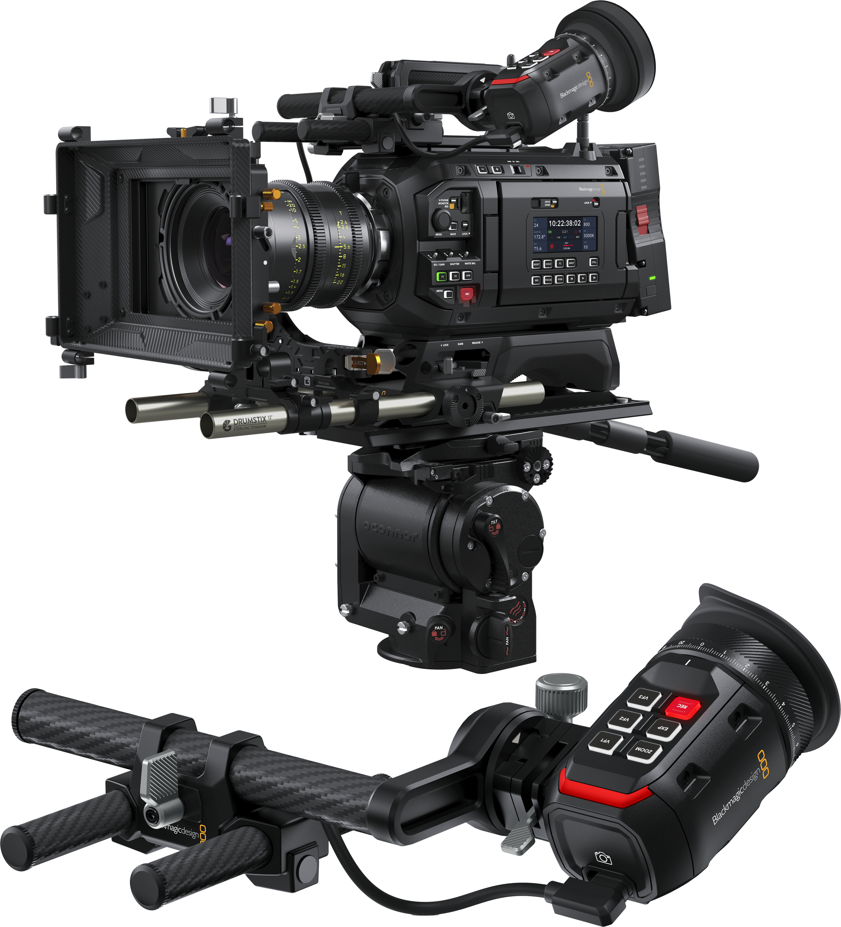 Photo of Blackmagic Design URSA Cine 17K 65 Digital Film Camera with Electronic Viewfinder