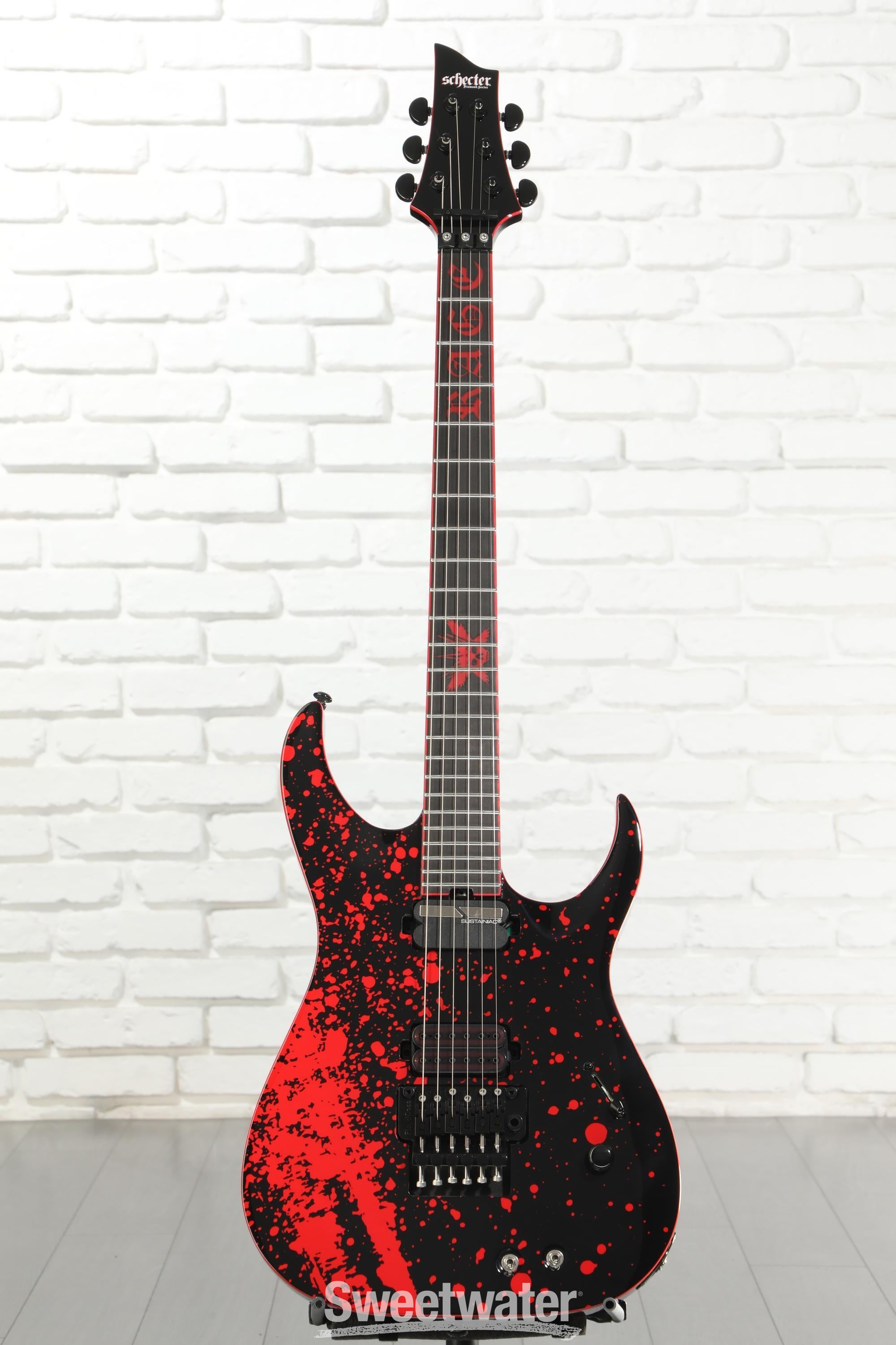 Schecter Sullivan King Banshee 6 FRS Electric Guitar - Obsidian