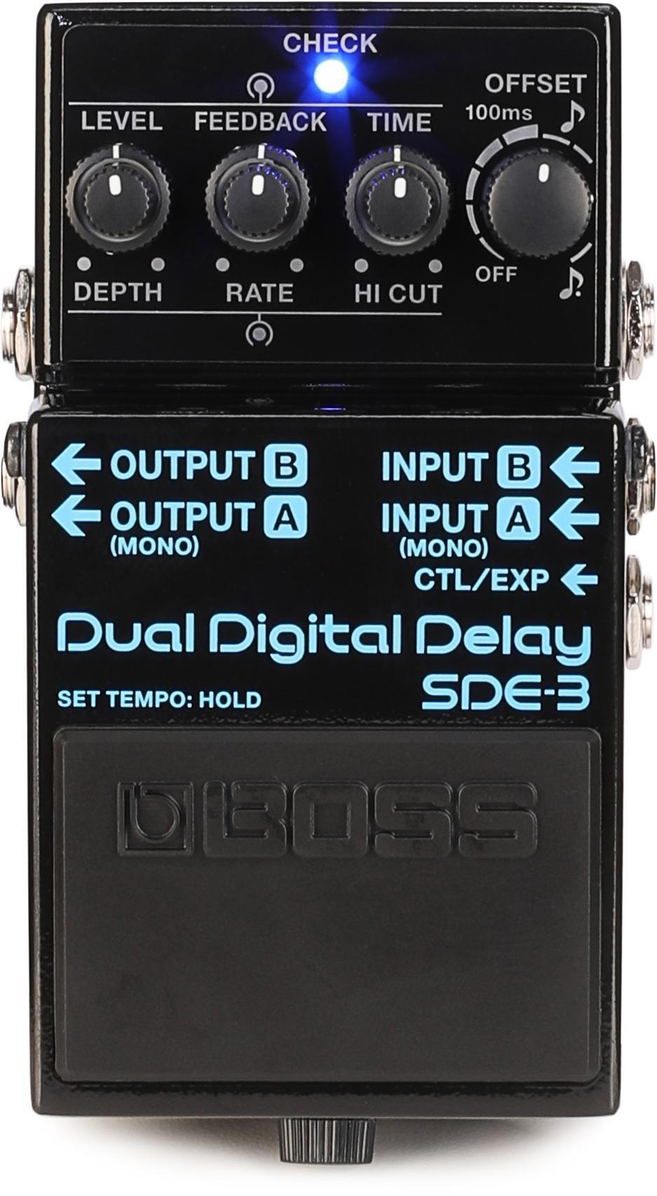 Boss SDE-3 Dual Digital Delay Pedal | Sweetwater