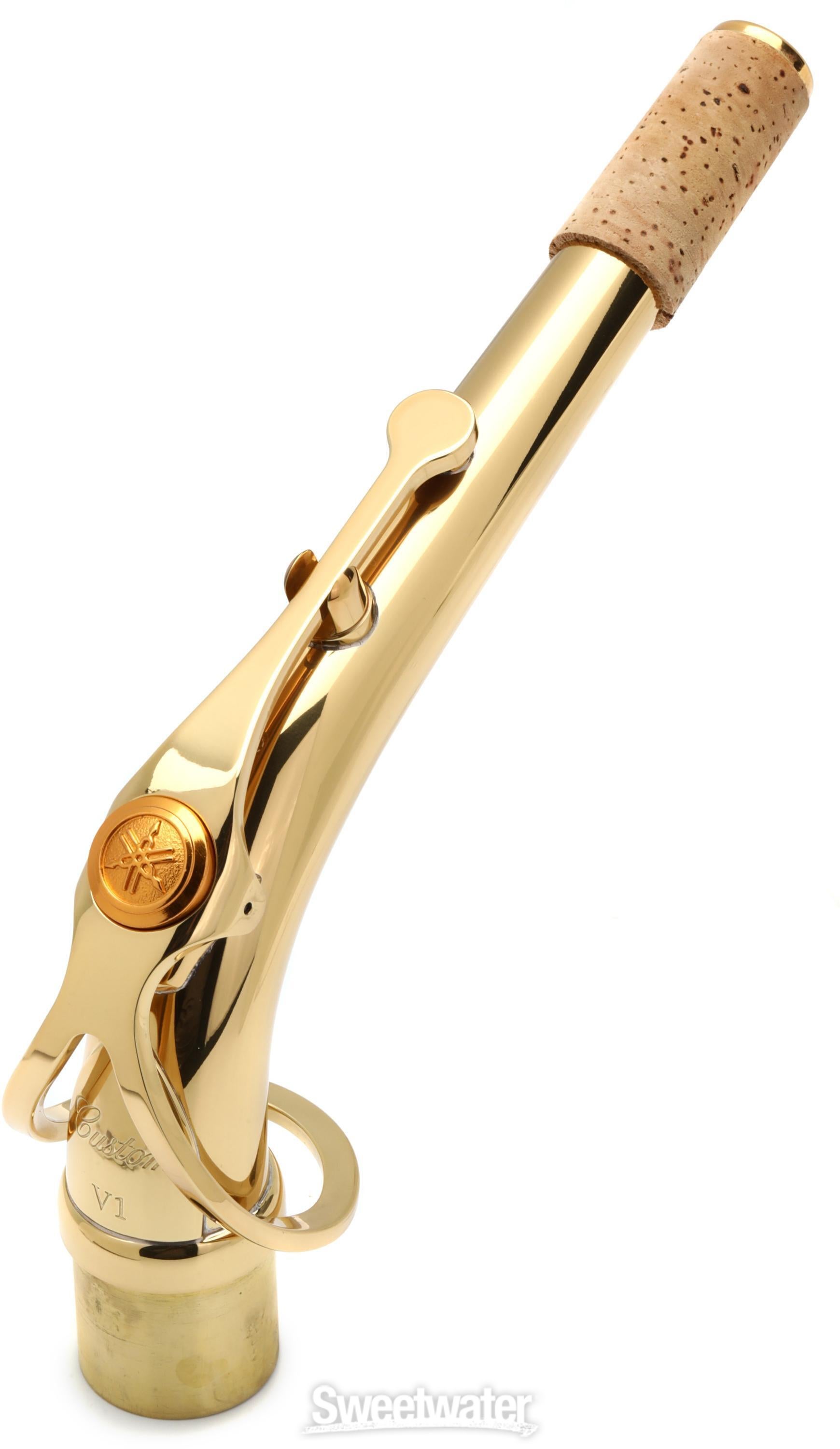 Yamaha YAC SN-AV1 Alto Sax Neck Custom V1 - Lacquered | Sweetwater