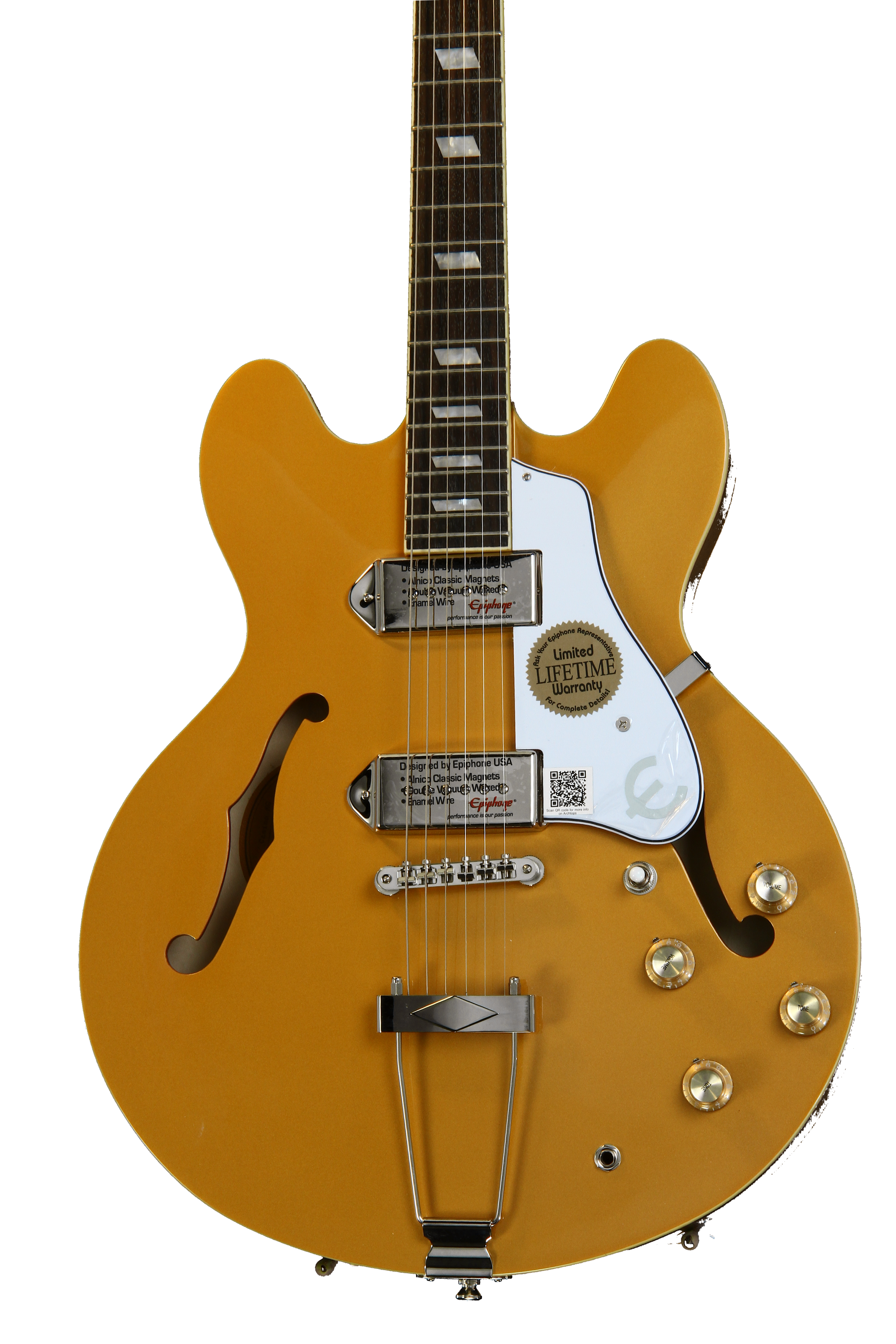ギター Epiphone '59 Gold Top Epiphone Casino - Goldtop | Sweetwater