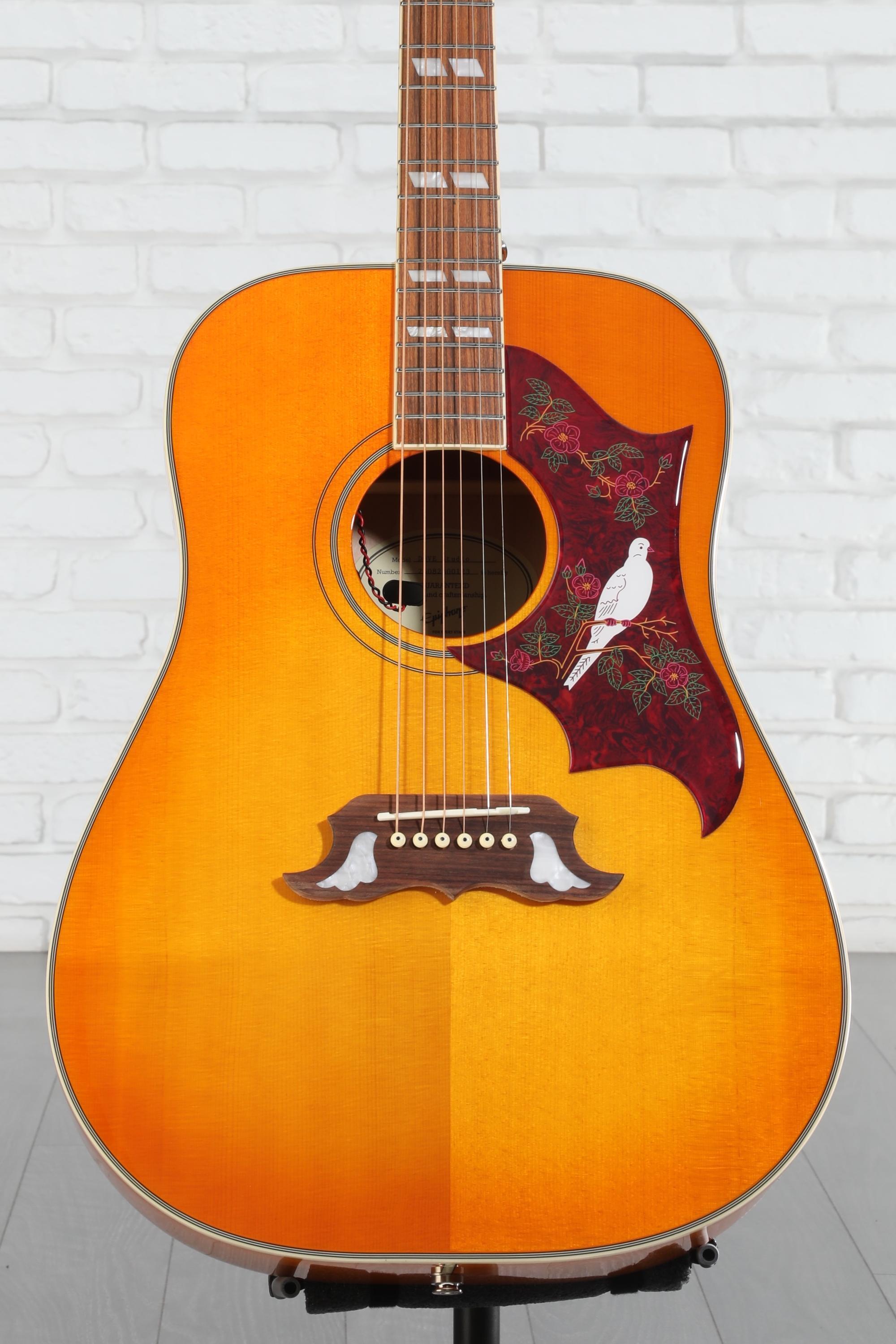 Epiphone Dove Studio Acoustic-electric Guitar - Violin Burst