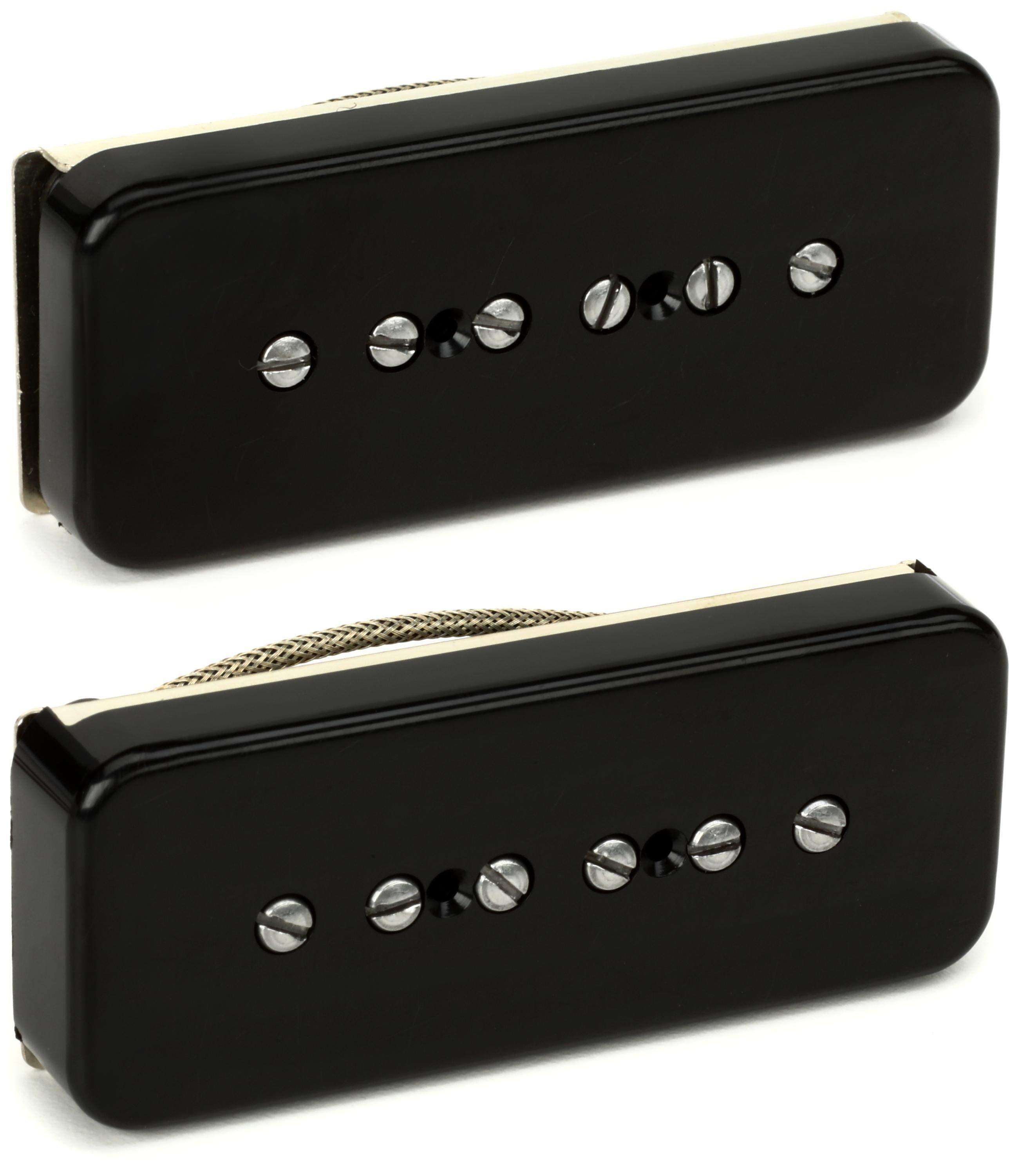 Seymour Duncan Antiquity P-90 Soapbar Single Coil 2-piece Pickup Set - Black