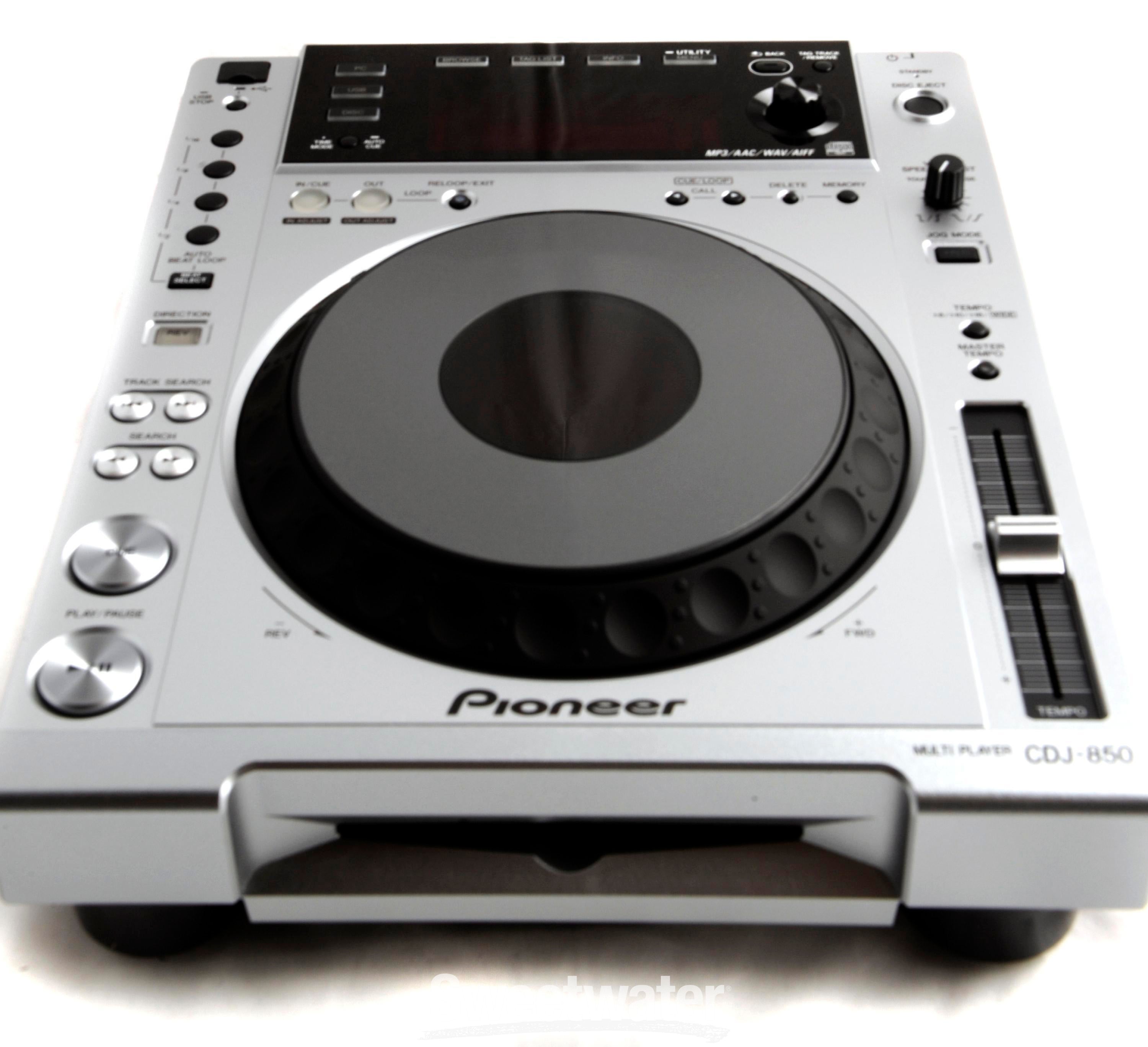 Pioneer DJ CDJ-850 Multi-format Media Player - Silver | Sweetwater