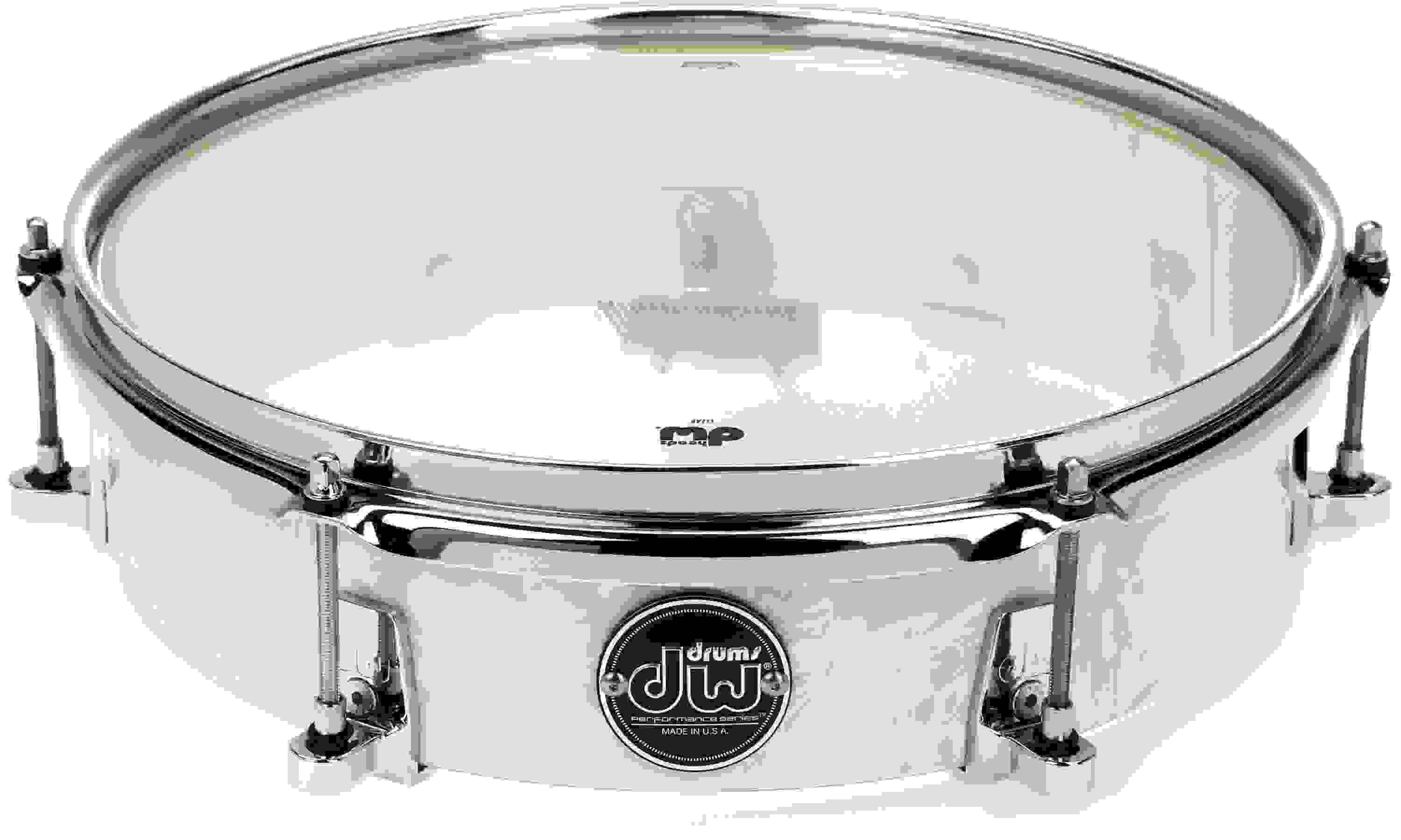 DW Performance Series Low Pro Snare Drum - 3 x 12-inch - White Marine FinishPly
