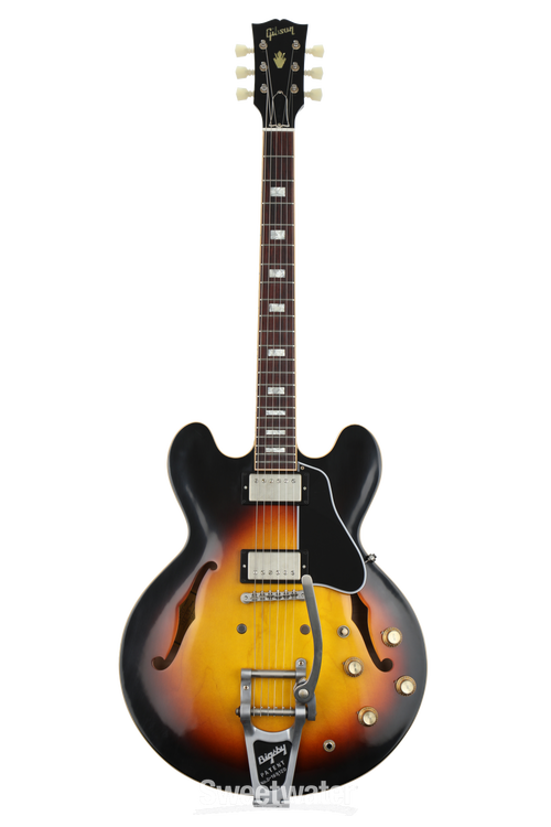 ギター Gibson es-335 Traditional Gibson ES-335 Anchor Stud Bigsby VOS 2018 - Antique Vintage