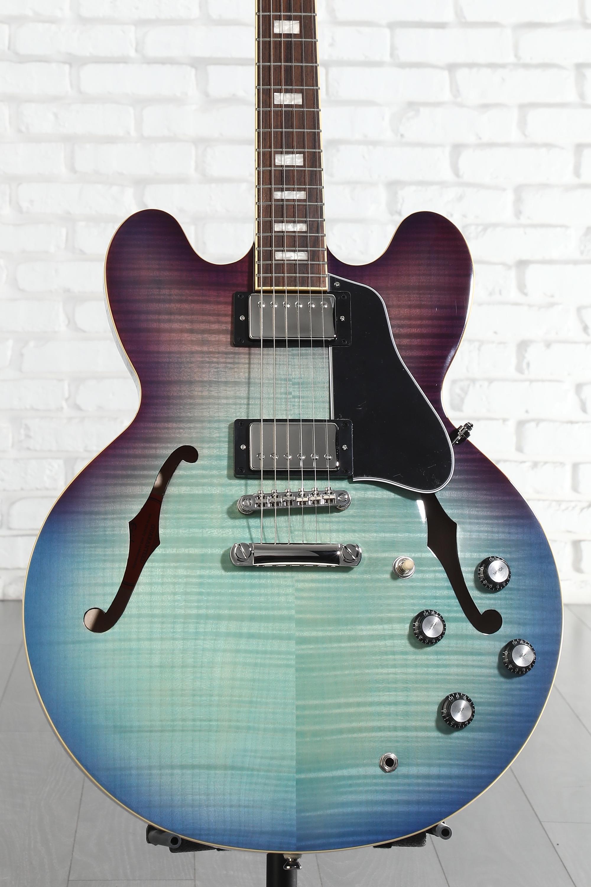 Epiphone ES-335 Figured Semi-hollowbody - Blueberry Burst Reviews