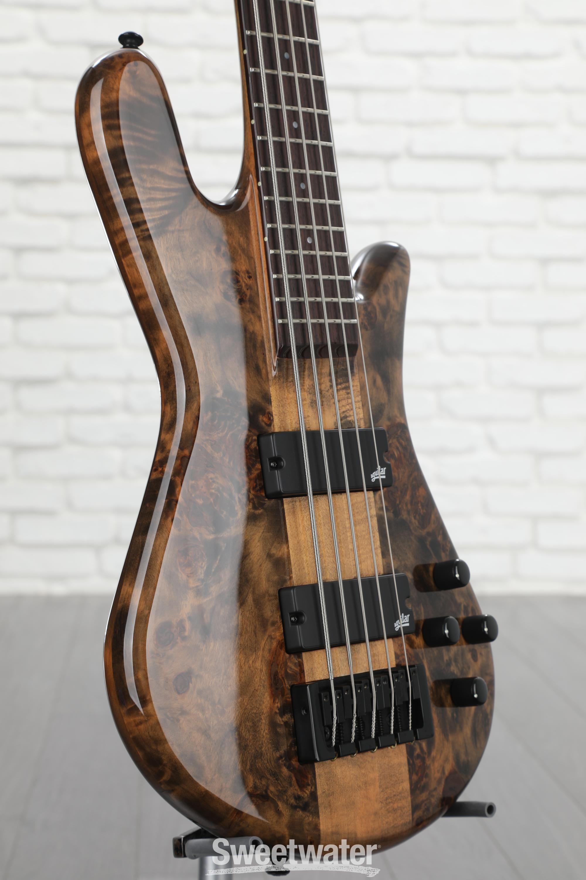 Spector NS Ethos 5 Bass Guitar - Super Faded Black Gloss