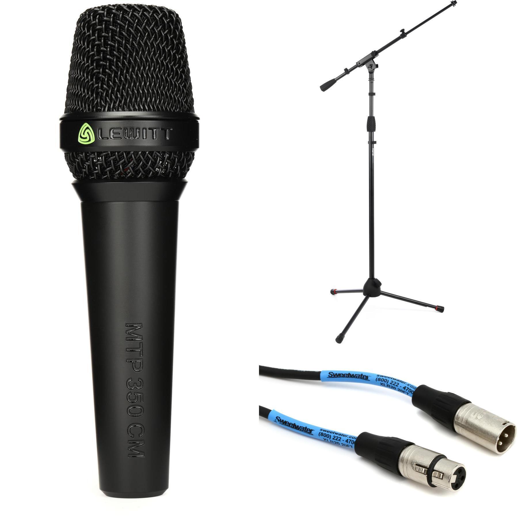 Lewitt MTP 350 CM Handheld Condenser Microphone With Stand and