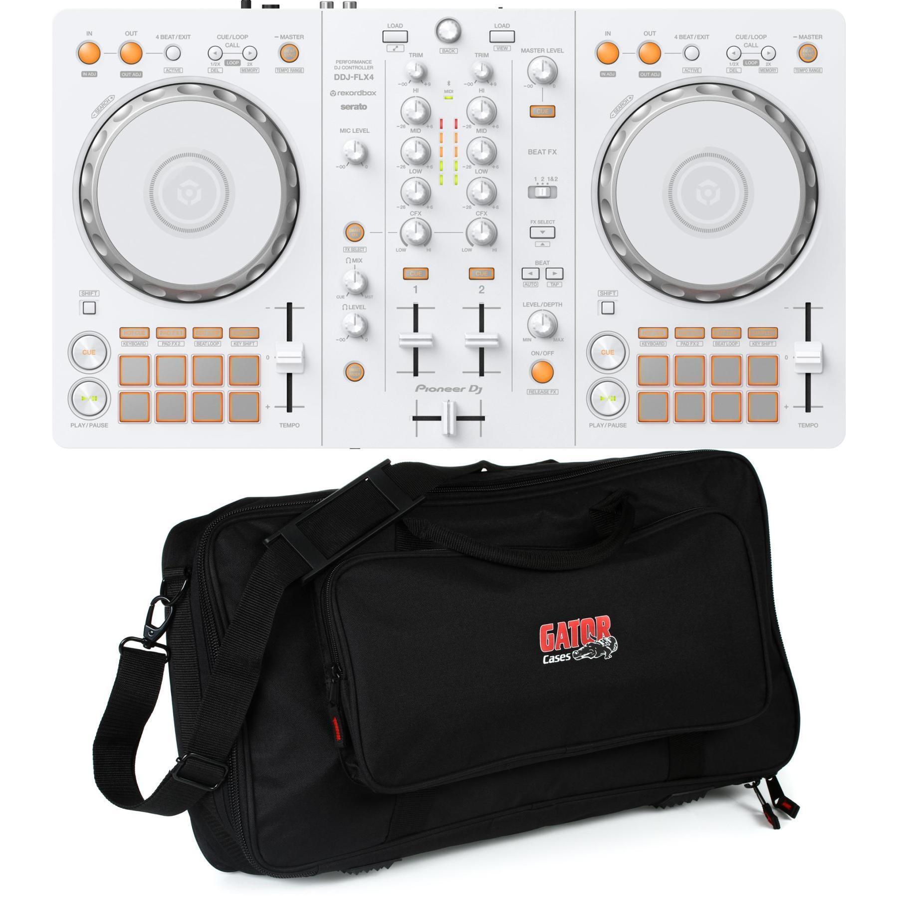 Pioneer DJ DDJ-FLX4 2-deck rekordbox and Serato DJ