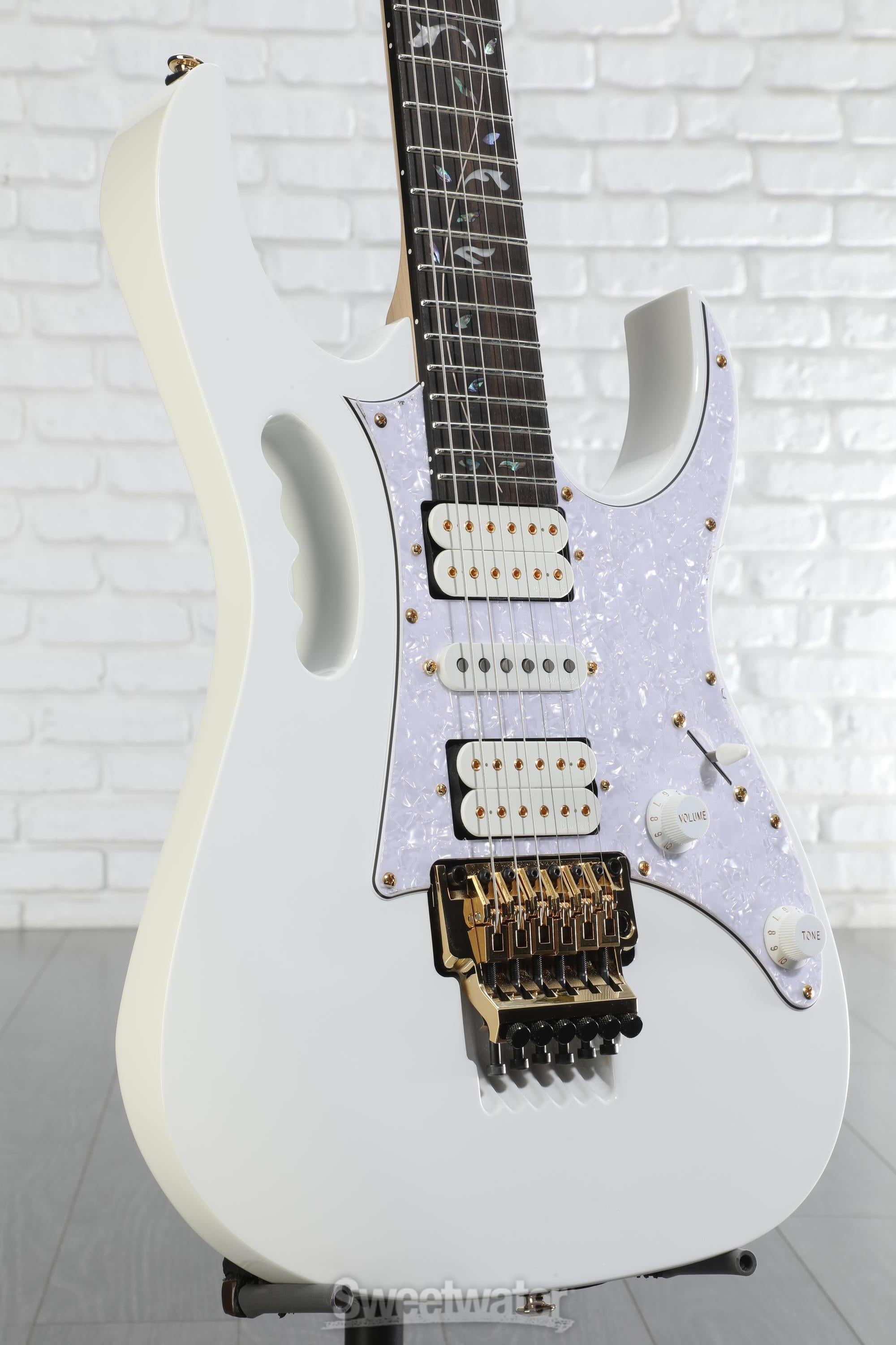 Ibanez Steve Vai Signature Premium JEM7VP - White | Sweetwater