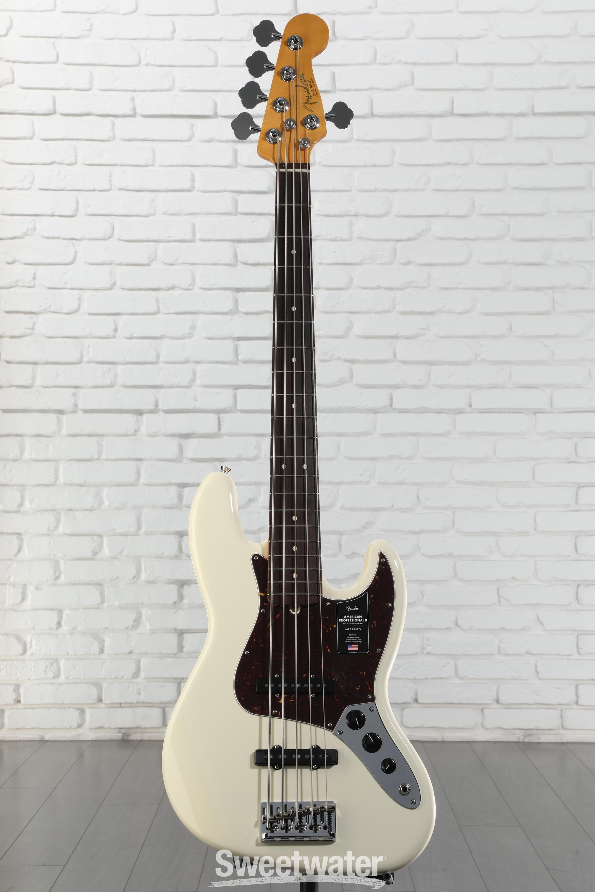 Fender American ProfessionalⅡ JazzBass V Fender American Professional II Jazz Bass V - Olympic White