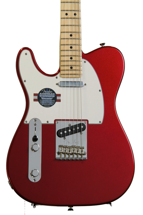 Fender American Standard Telecaster - Mystic Red, Maple, Left Hand